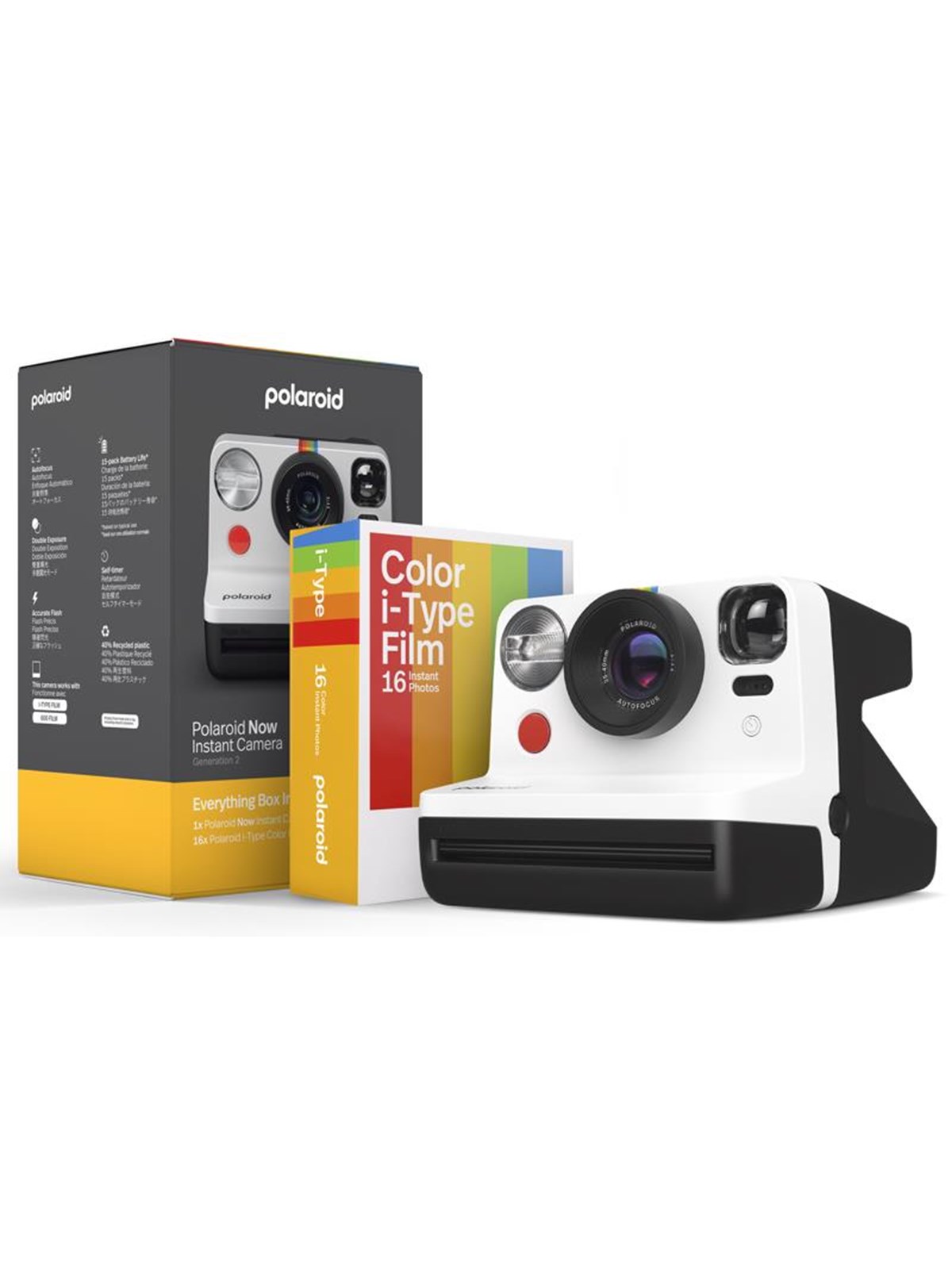 Polaroid Now Gen 2 Everything Box - Black & White, Kamera