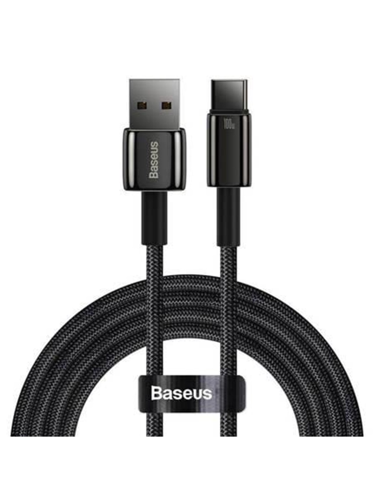 Baseus Tungsten Gold Cable USB to USB-C 100W 1m (black), Usb Kabel