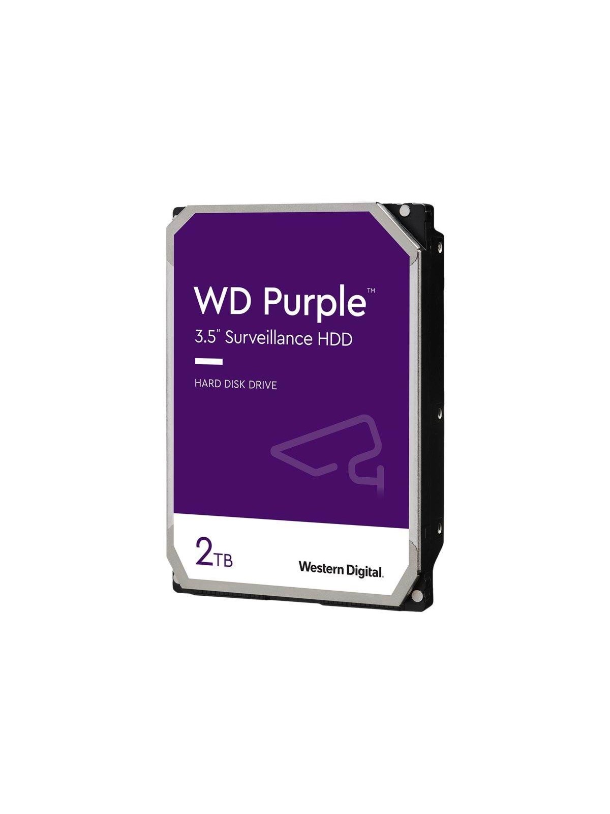 WD Purple - 2TB - Harddisk - WD23PURZ - SATA-600 - 3.5", Harddisk
