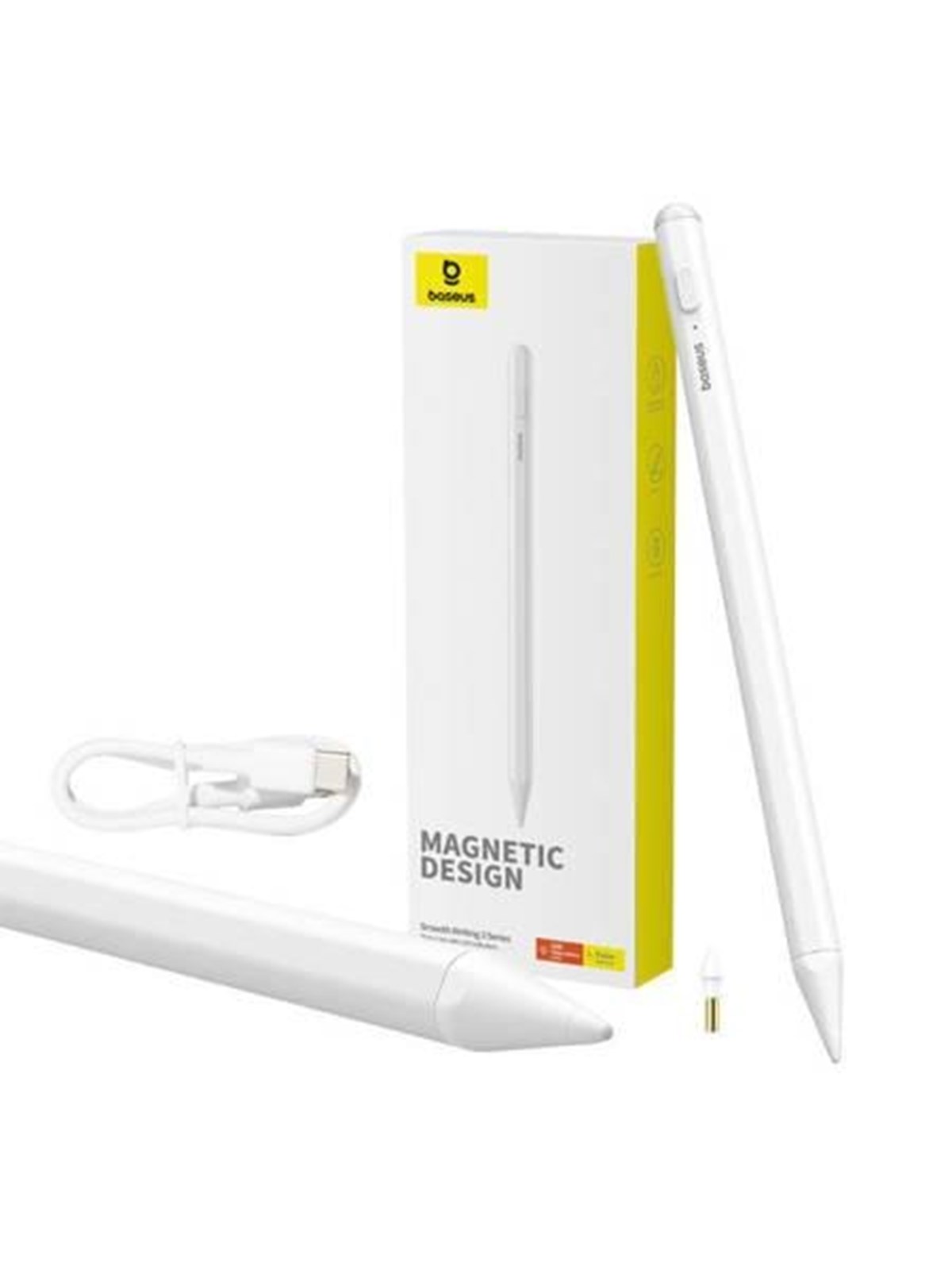 Baseus Smooth Writing 2 Stylus Lite with LED indicator (white), Tablet Tilbehør