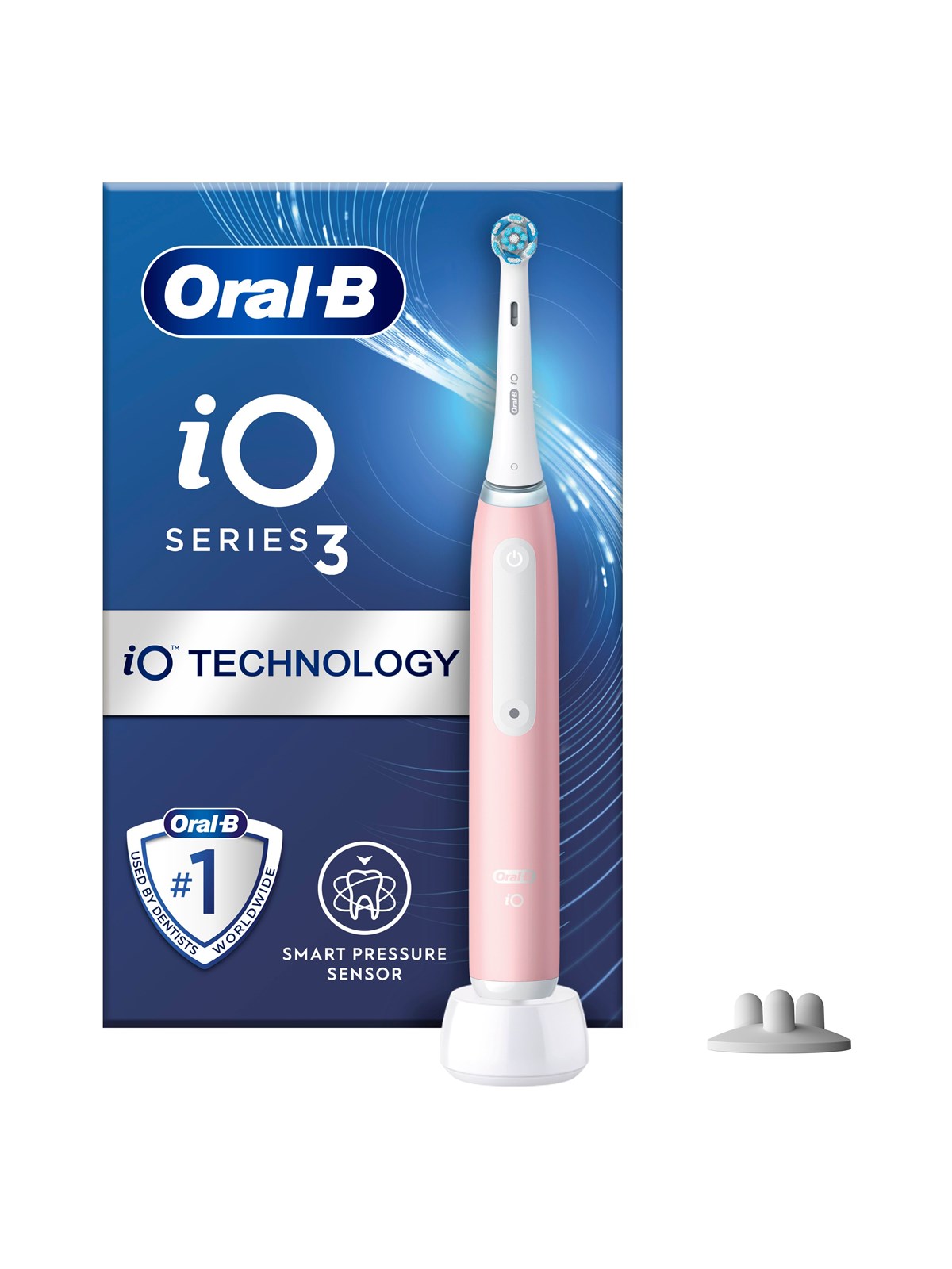 Oral-B Eltandbørste iO3S Blush Pink, El Tandbørste