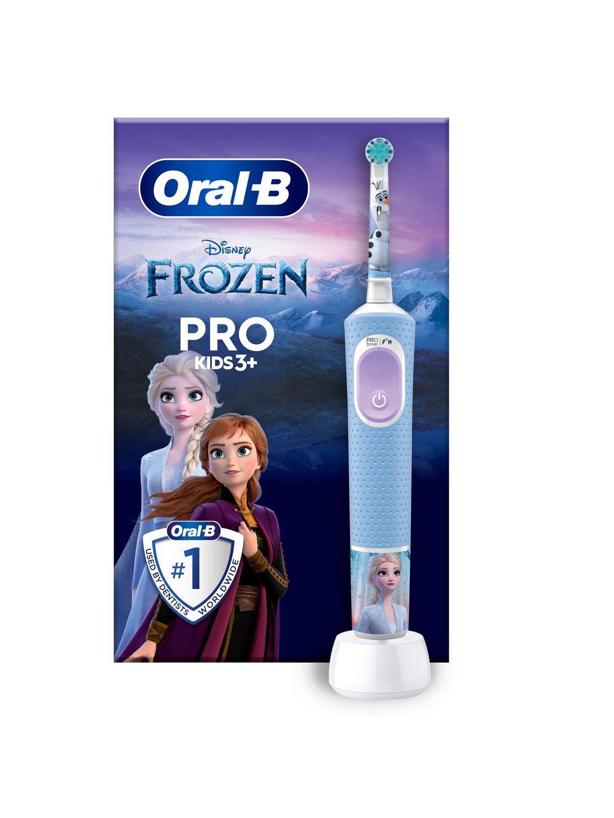 Oral-B Eltandbørste Vitality Pro Kids Frozen, El Tandbørste