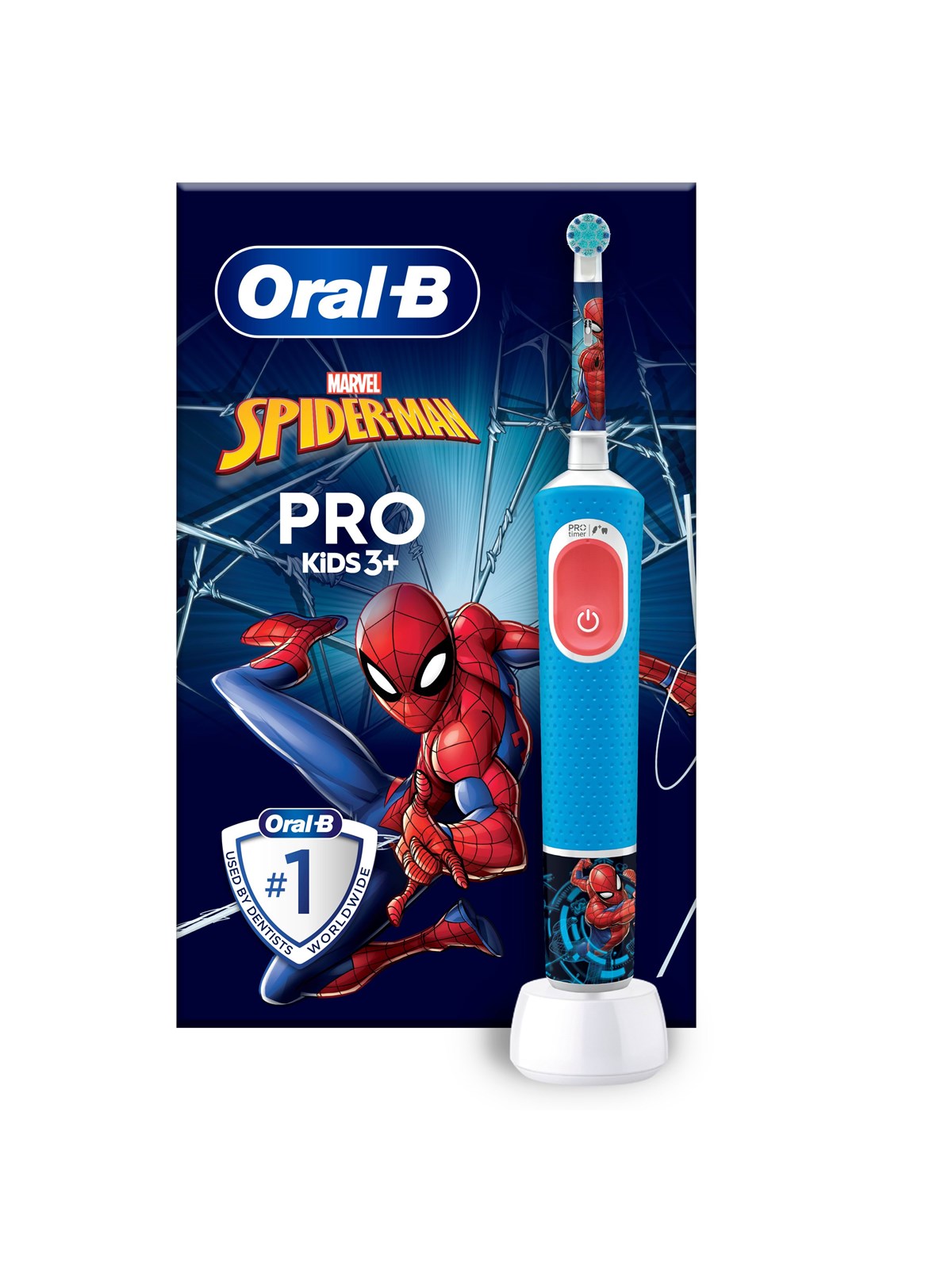 Oral-B Eltandbørste Vitality Pro Kids Spider-Man, El Tandbørste