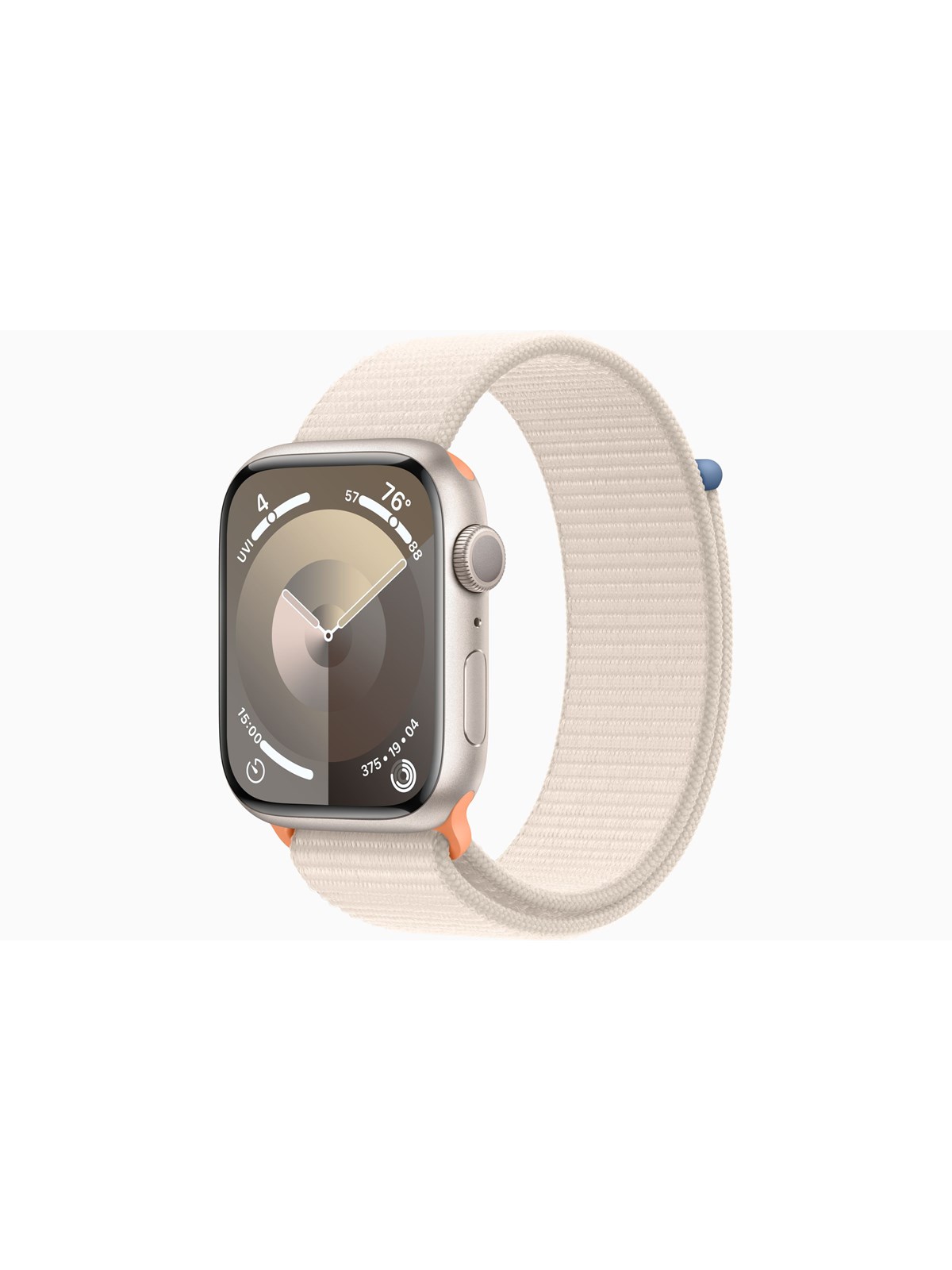Apple Watch Series 9 GPS 45mm - Starlight Aluminium Case with Starlight Sport Loop