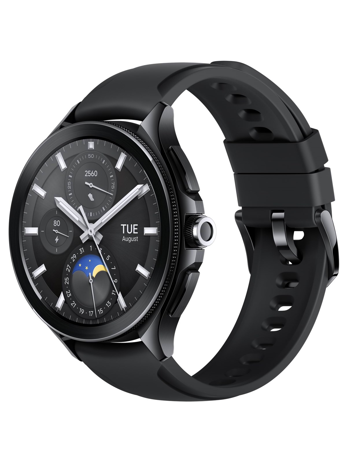 Xiaomi Watch 2 Pro - Black Case with Black Fluororubber Strap, Smartwatch
