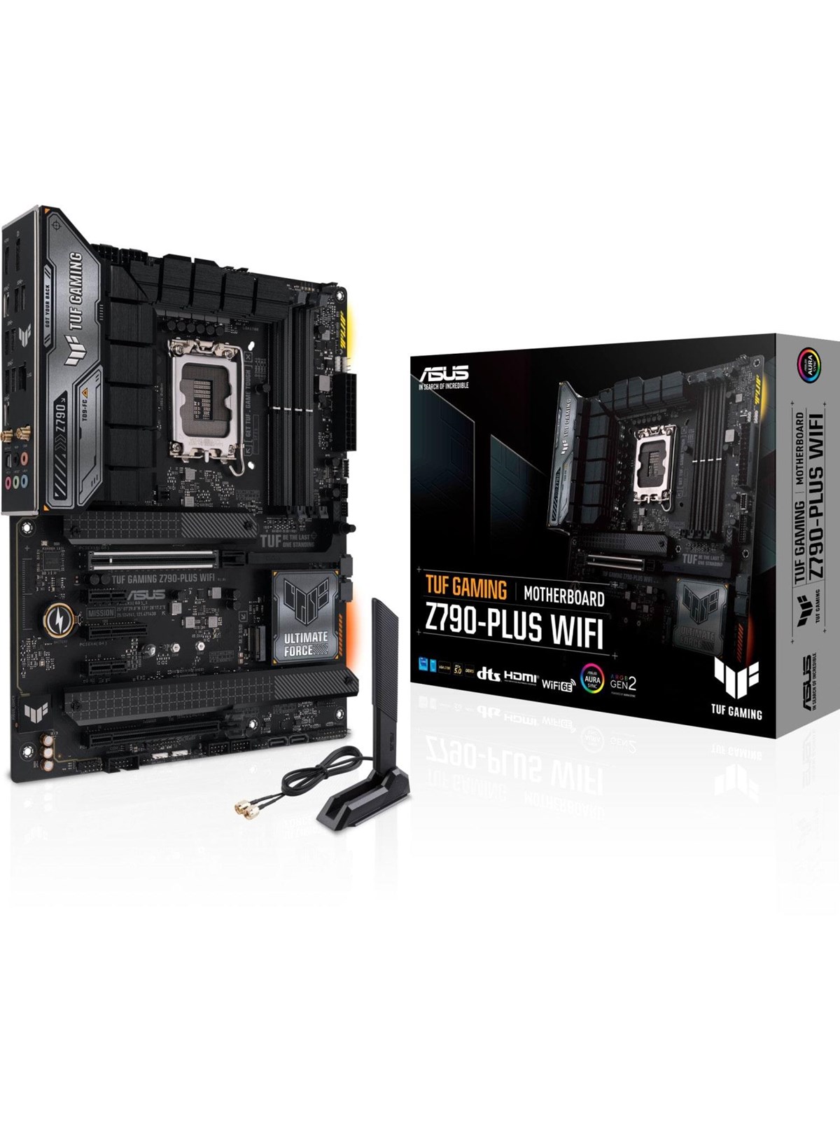 ASUS TUF GAMING Z790-PLUS WIFI (V2) Bundkort - Intel Z790 - Intel LGA1700 socket - DDR5 RAM - ATX