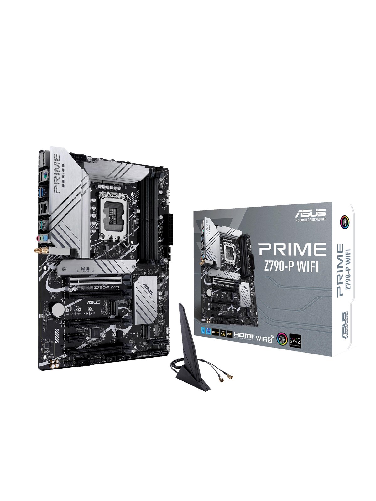 ASUS PRIME Z790-P WIFI (V2) Bundkort - Intel Z790 - Intel LGA1700 socket - DDR5 RAM - ATX