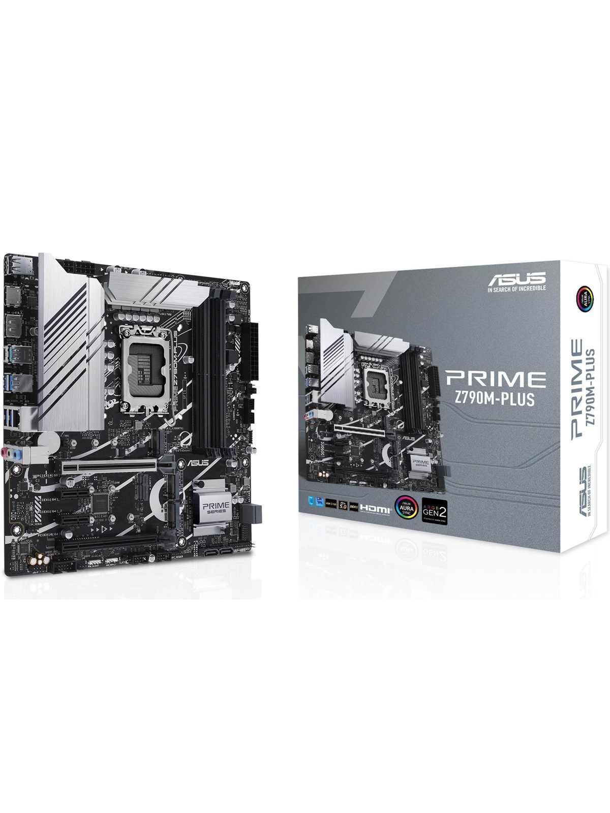 ASUS PRIME Z790M-PLUS (V2) Bundkort - Intel Z790 - Intel LGA1700 socket - DDR5 RAM - Micro-ATX