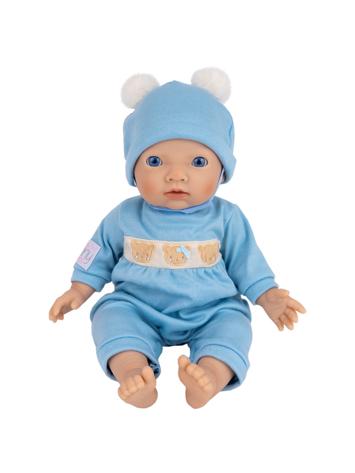 Tiny Treasures Min Første dukke, 36cm, Blå, Dukker Og Dukketilbehoer