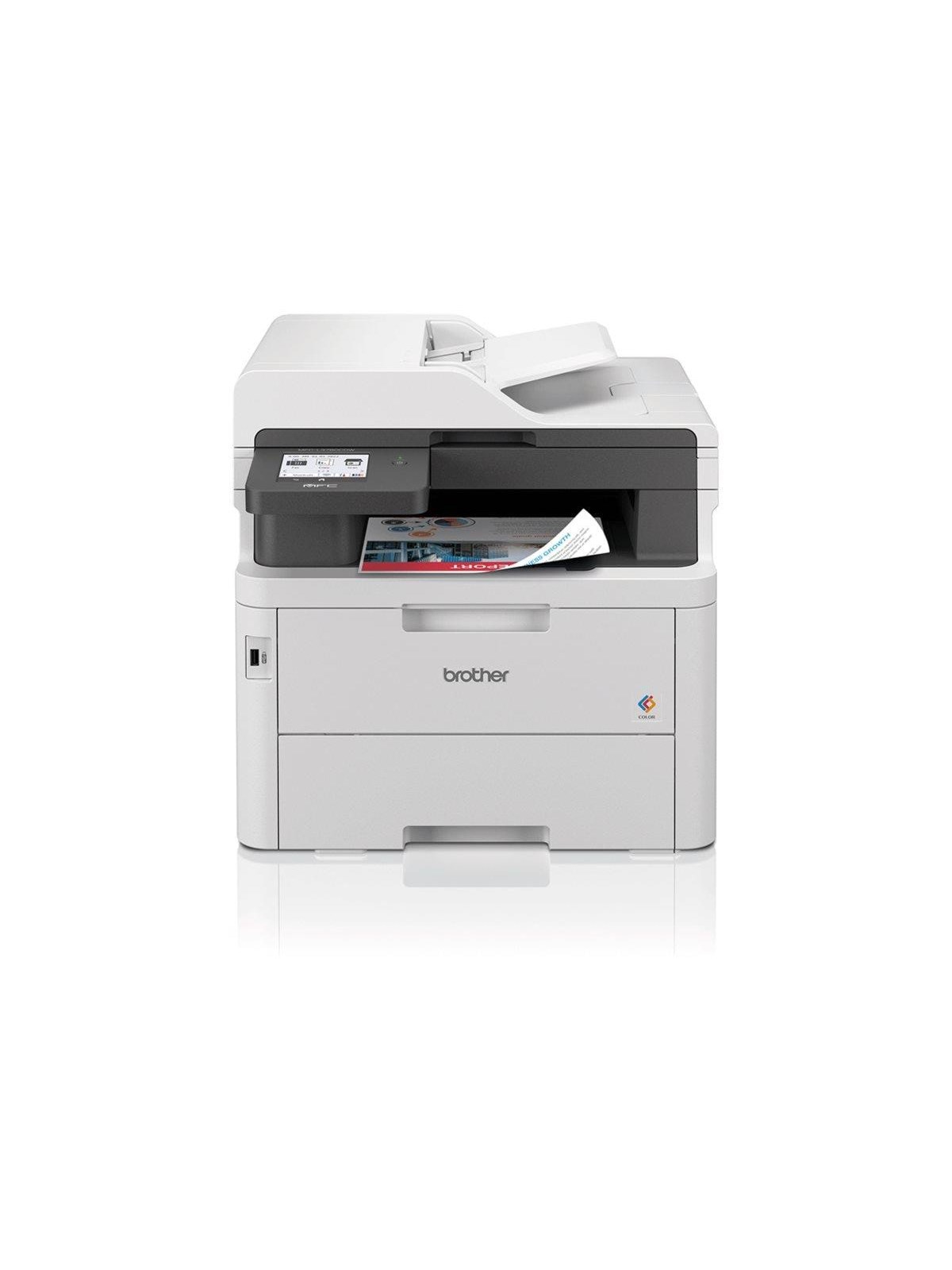 Brother MFC-L3760CDW - Color LED - 26 ppm - 600 x 2400 dpi Multifunktion - Farve - LED
