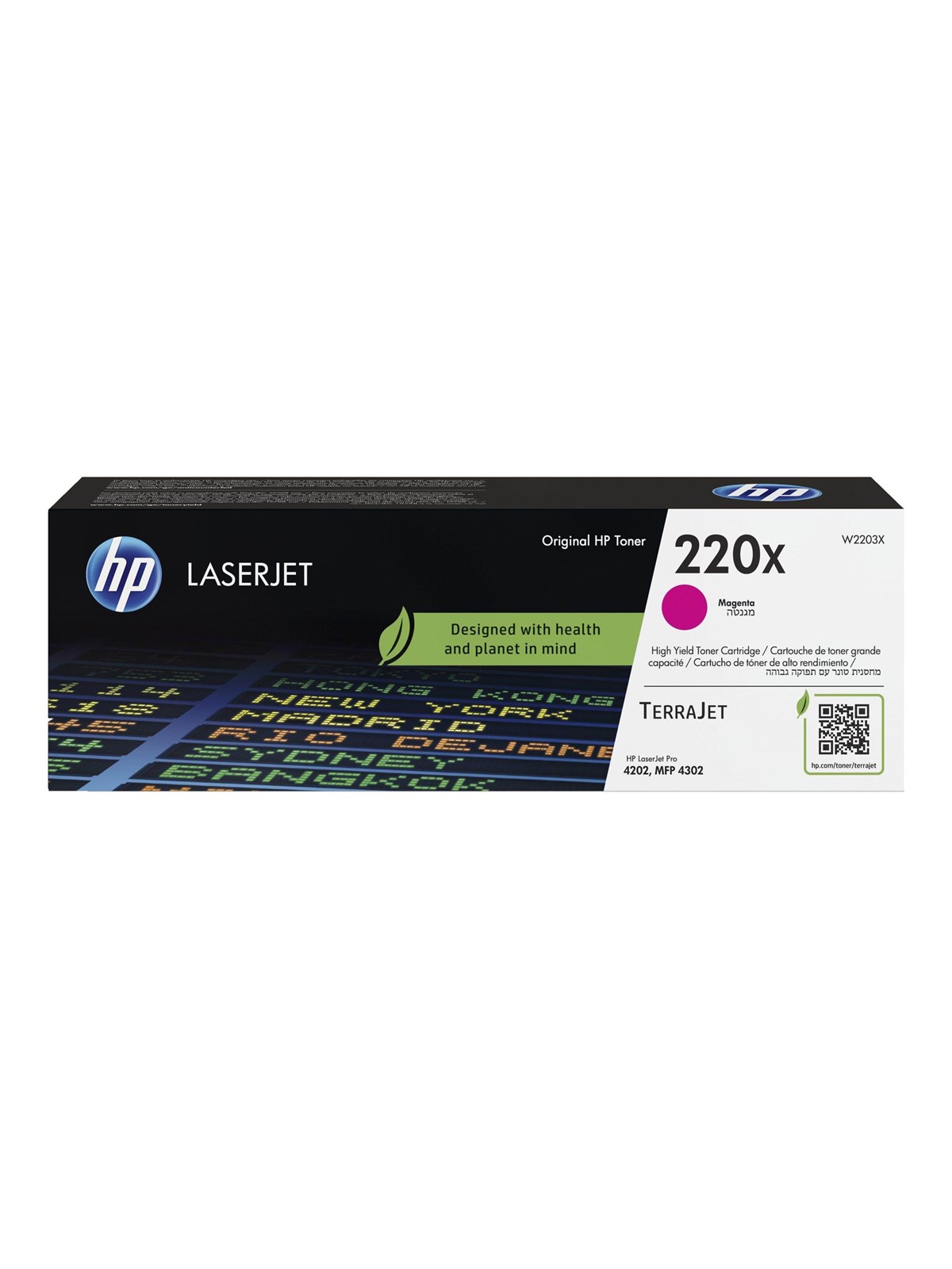 HP 220X / W2203X - High Yield - Magenta Toner, Printerpatron Og Toner
