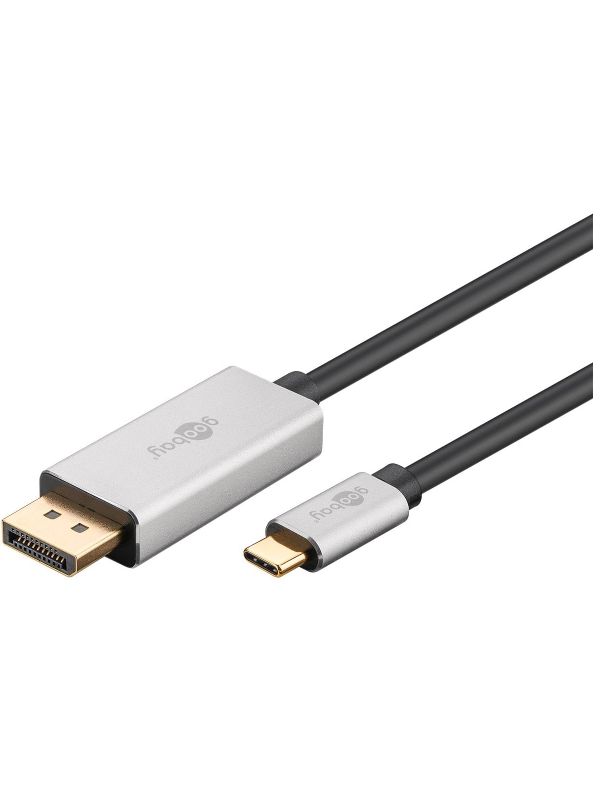 Pro USB-C - DisplayPort - 3m - Grå, Skærmkabel