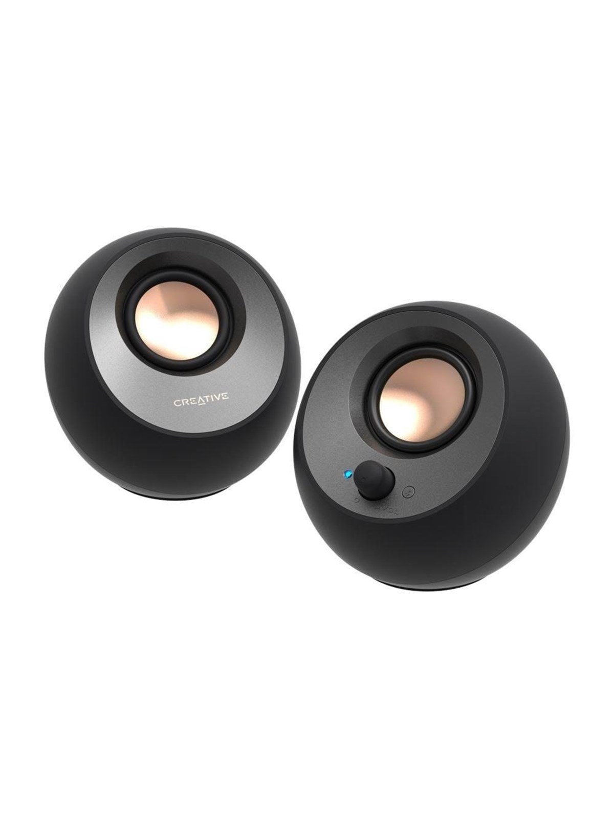 Creative Pebble V3 - Black - Bluetooth - 2.0 Kanal - Sort, Pc Højttalere