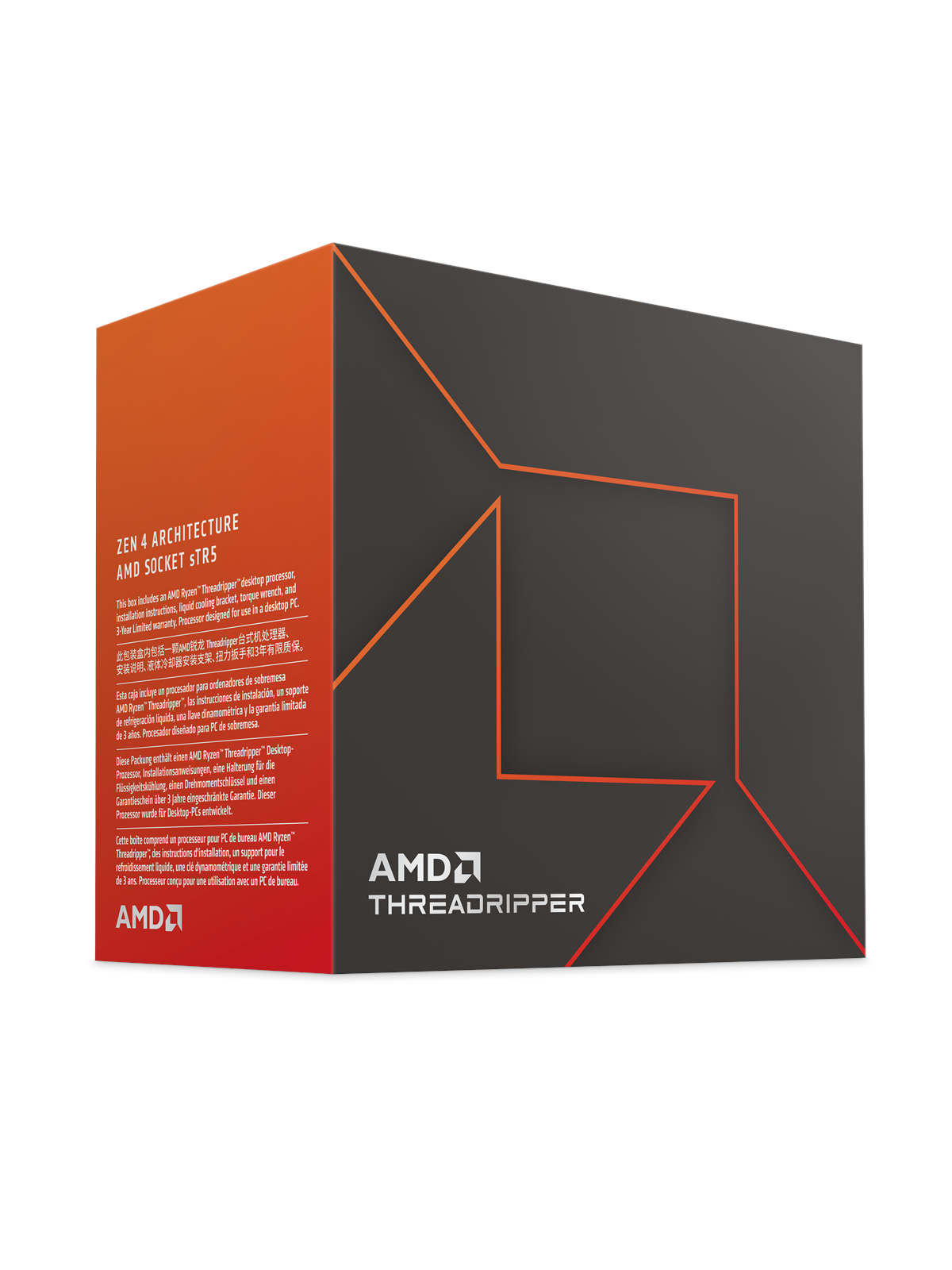 AMD Ryzen Threadripper 7970X CPU - 32 kerner - 4 GHz - AMD sTR5 - AMD Boxed (uden køler)