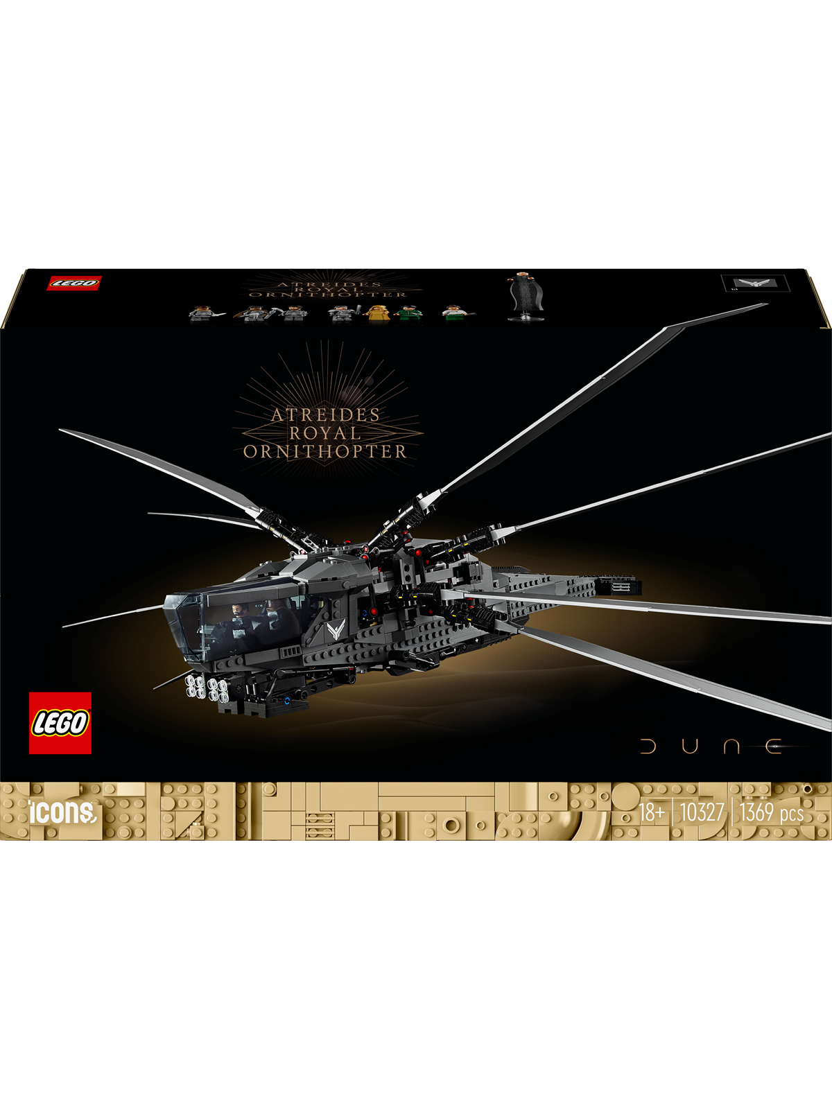 LEGO Icons 10327 Dune Atreides Royal Ornithopter