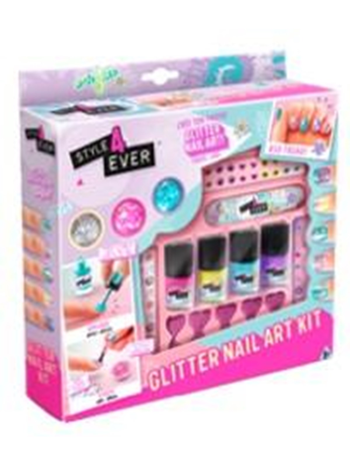Style 4 Ever Glitter Neglekunst Kit, Kreativt Legetøj