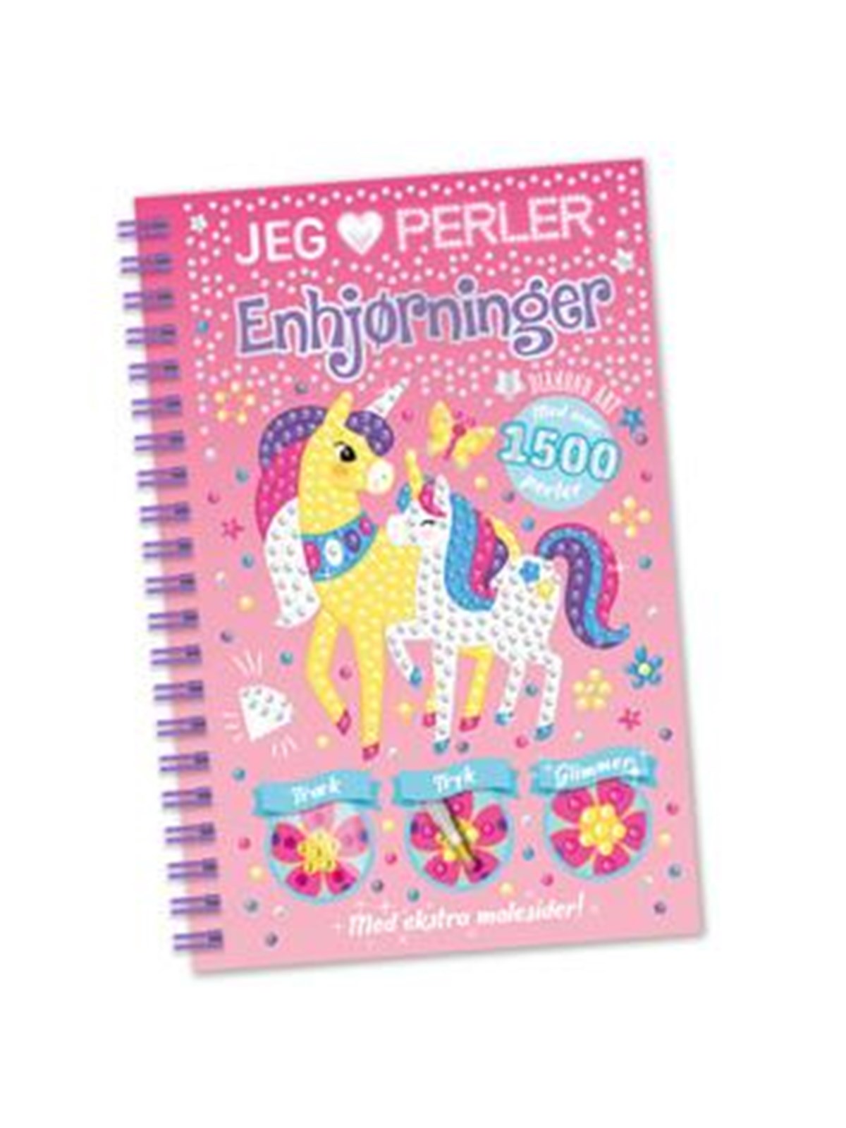 Diamond Art: Jeg elsker perler - Enhjørninger - Hobby, Hobby