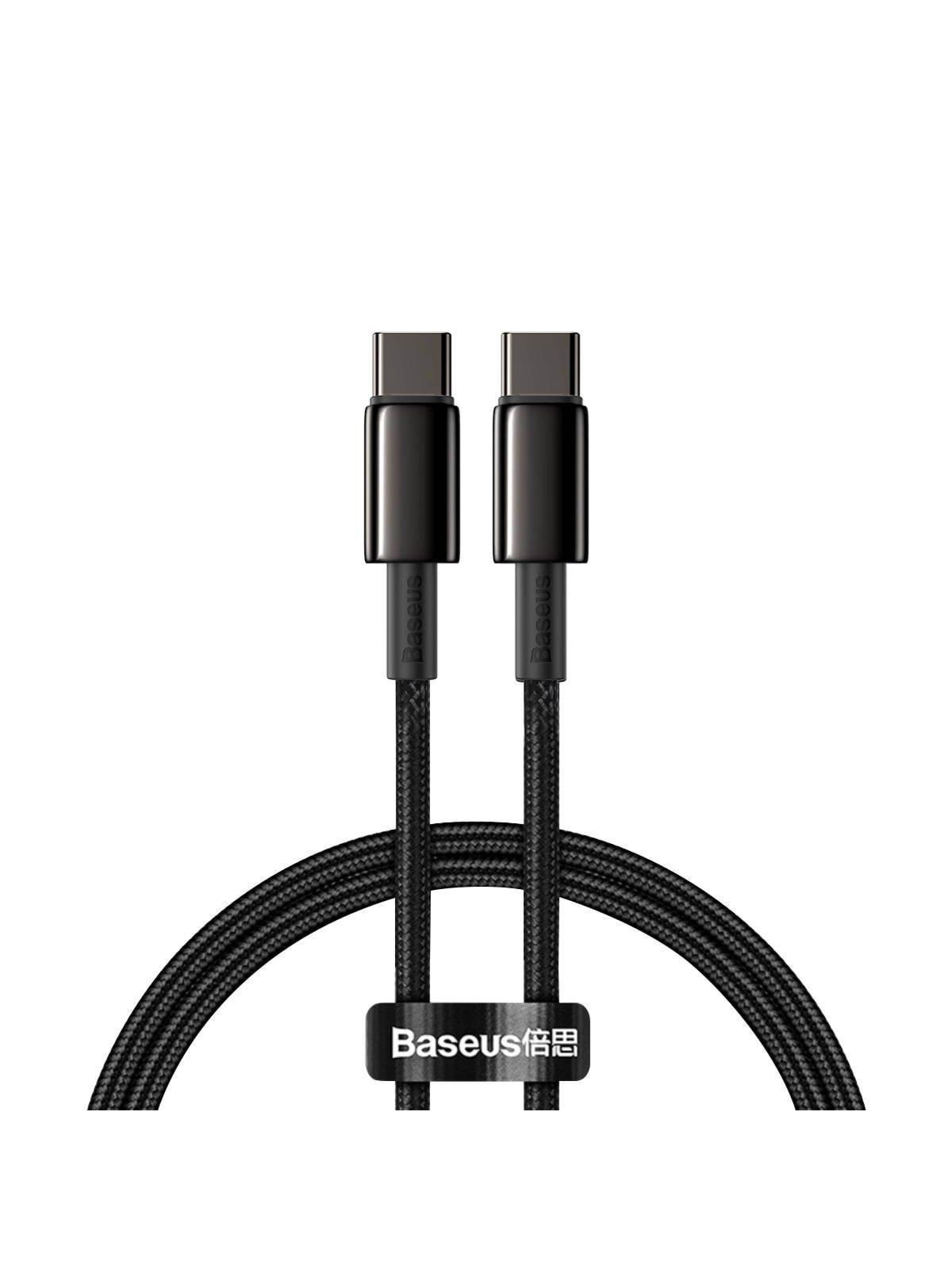 Baseus Tungsten Gold Cable Type-C to Type-C 100W 2m (black), Usb Kabel