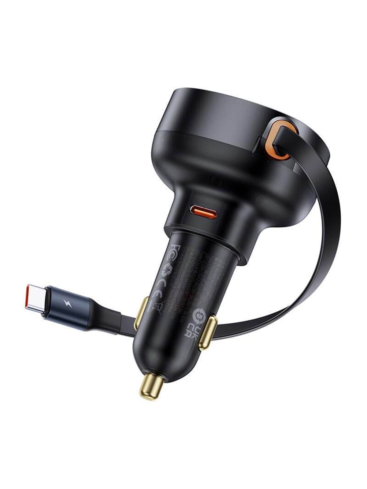 Baseus Enjoyment Pro with cable USB-C 60W (Black), Mobil Oplader