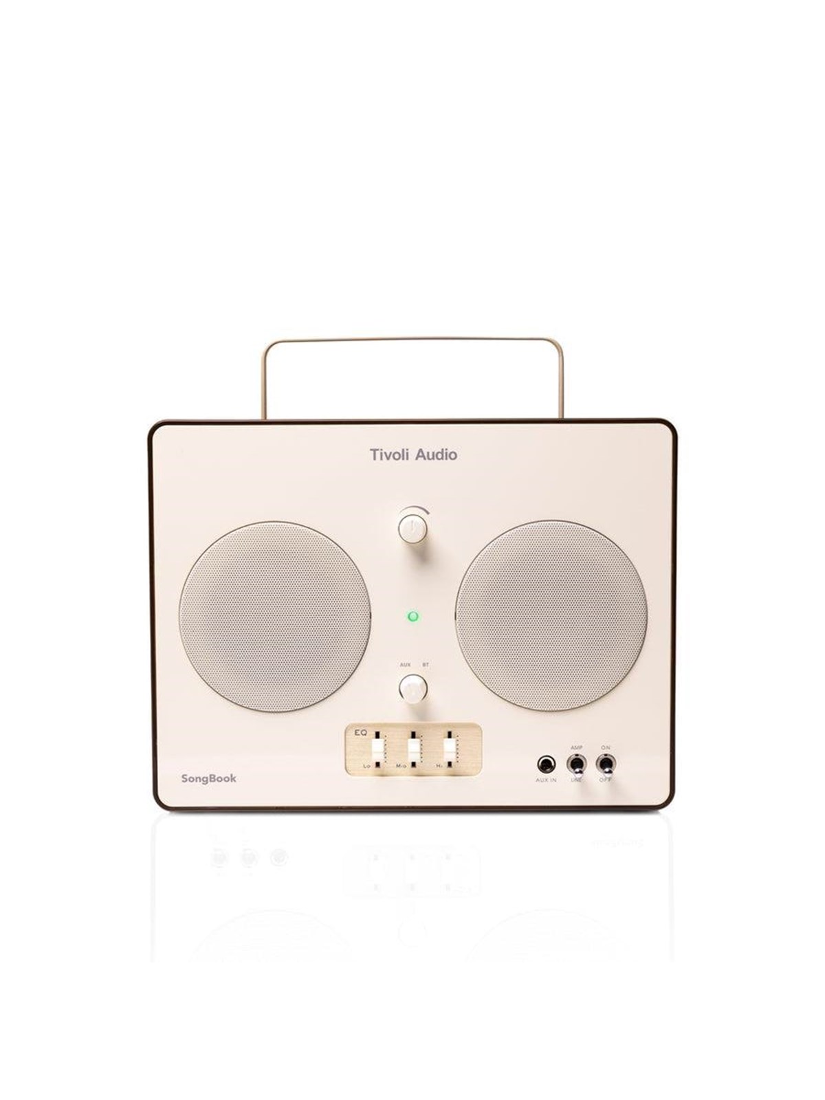 Tivoli Audio SongBook - Cream / Brown, Baerbare Fest Hoejtalere