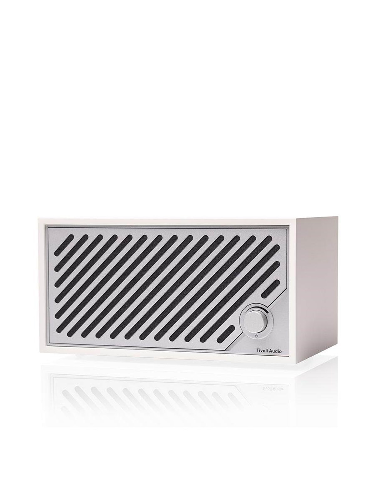 Tivoli Audio Model Two Digital - White / Silver, Baerbare Fest Hoejtalere