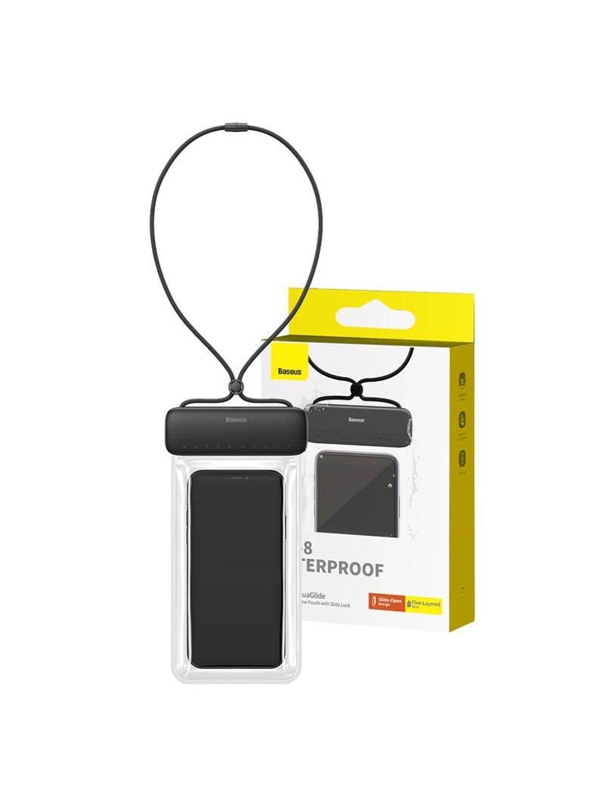 Baseus Waterproof phone case AquaGlide (black), Mobilcover