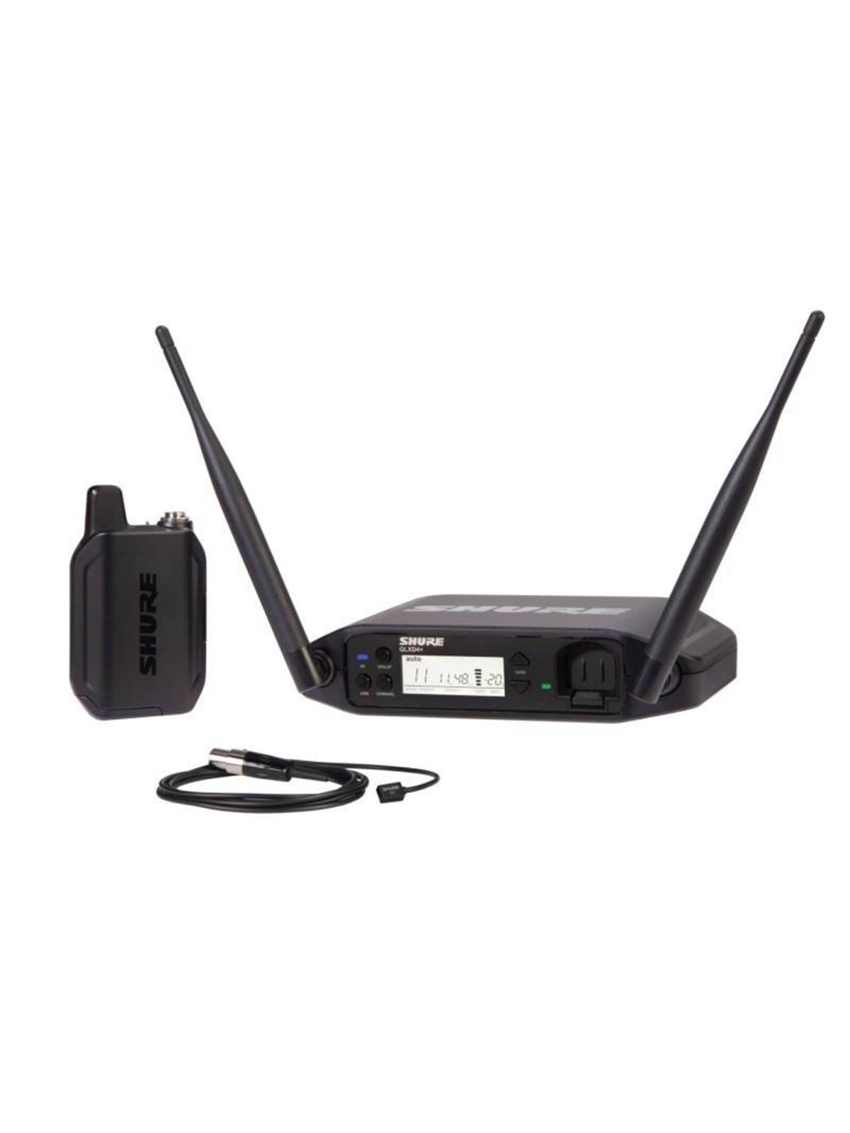 Shure Wireless Presenter Kit - WL93 Microphone - GLXD1+ Bodypack - GLXD4+ Receiver