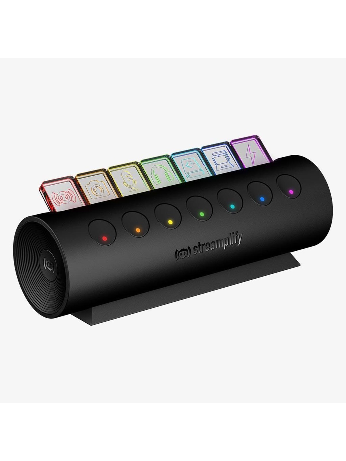 Streamplify HUB CTRL 7 USB hub - USB 3.0 - 7 ports - Sort, Usb Hub