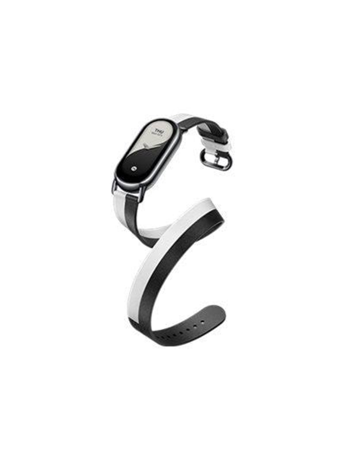 Xiaomi Smart Band 9/8 Double Wrap Strap - Black/White, Smartwatch Tilbehør