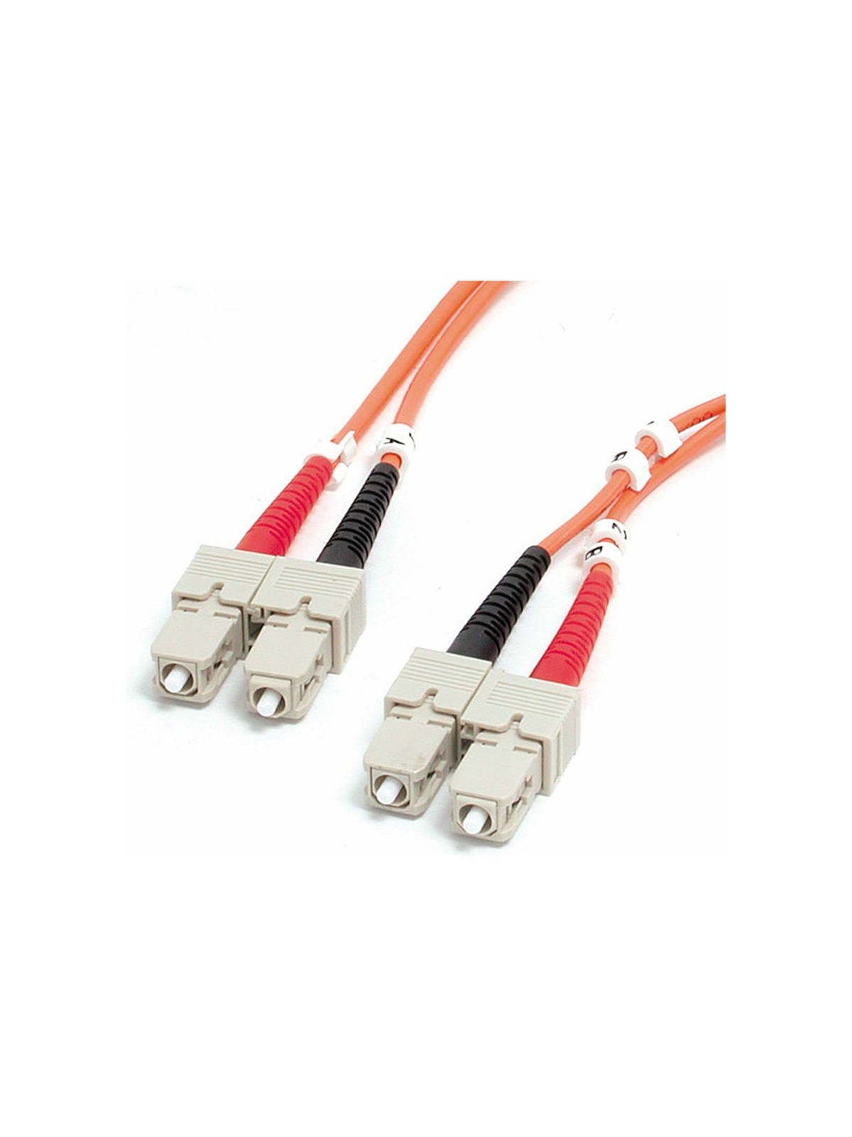 StarTech.com 1m Fiber Optic Cable - Multimode Duplex 62.5/125 - LSZH - SC/SC - OM1 - SC to SC Fiber Patch Cable (FIBSCSC1) - network cable - 1 m - 1 