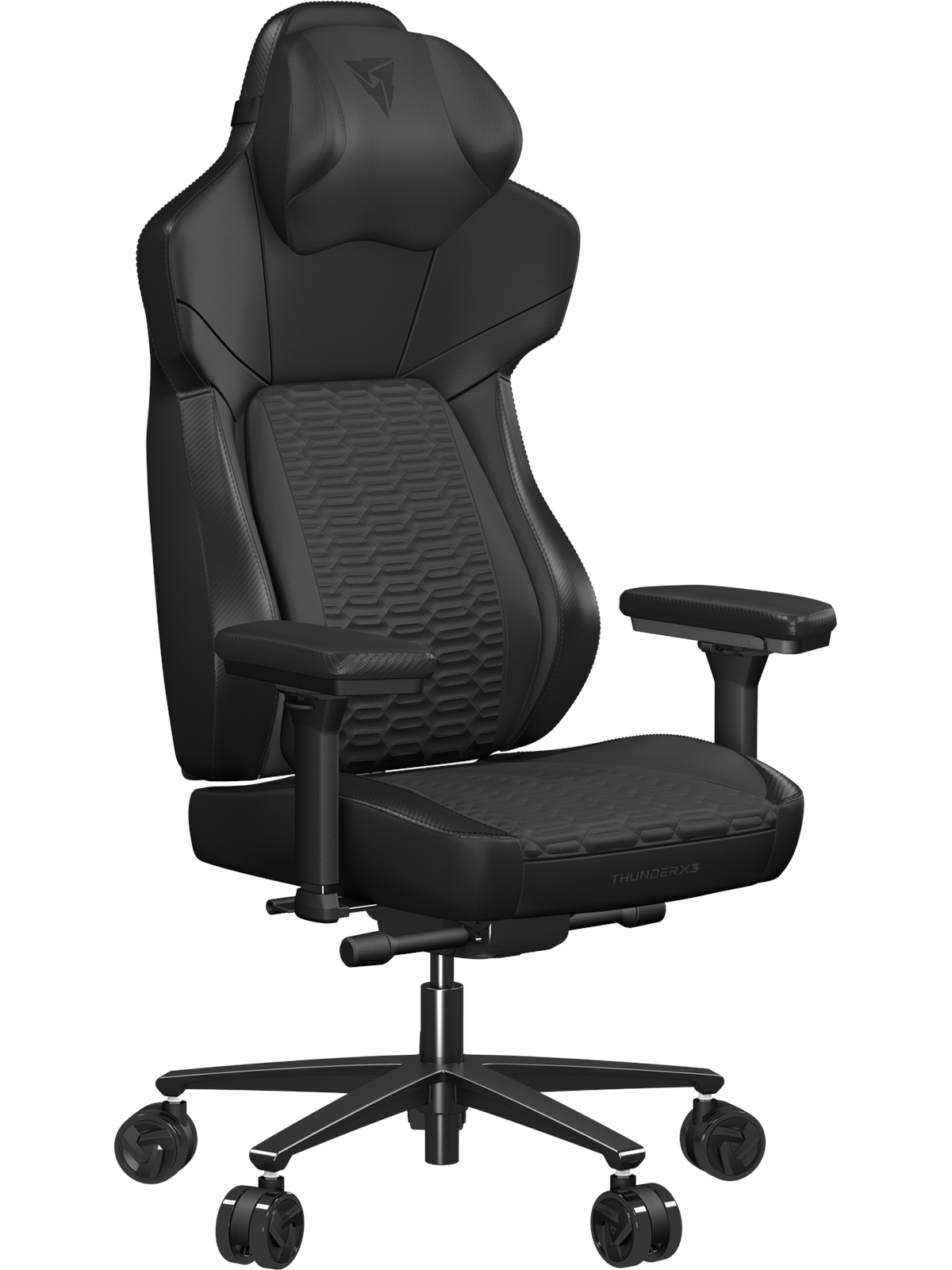 TX3 CORE Racer Black - CORE.RDY 360 Gamer Stol - Sort - PU Læder - Op til 150 kg