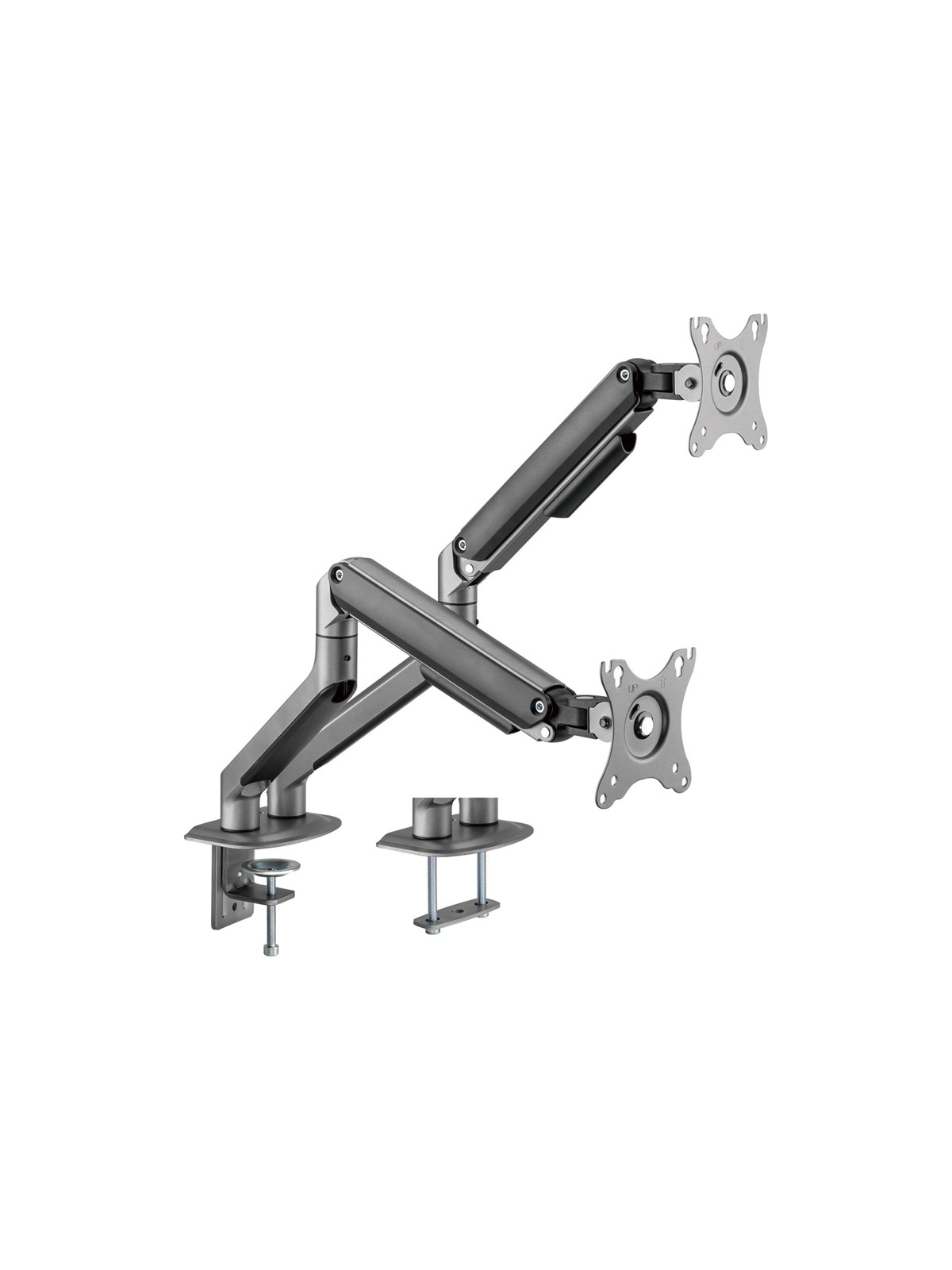 Gembird Monitor Arm - Adjustable arm 2-display 17"-32", Skærmholder