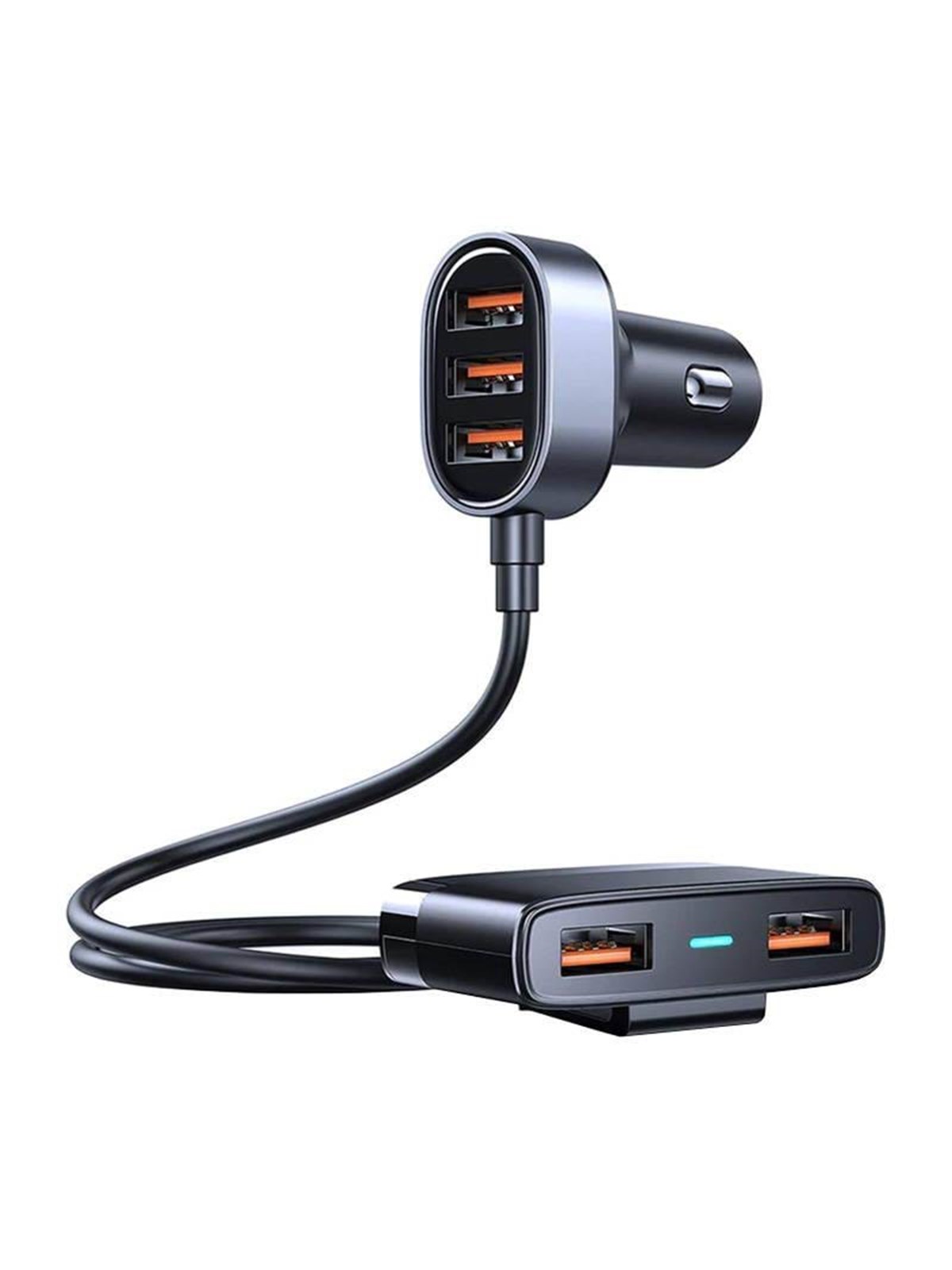 Joyroom Car charger JR-CL03 5-Port USB (black), Mobil Oplader