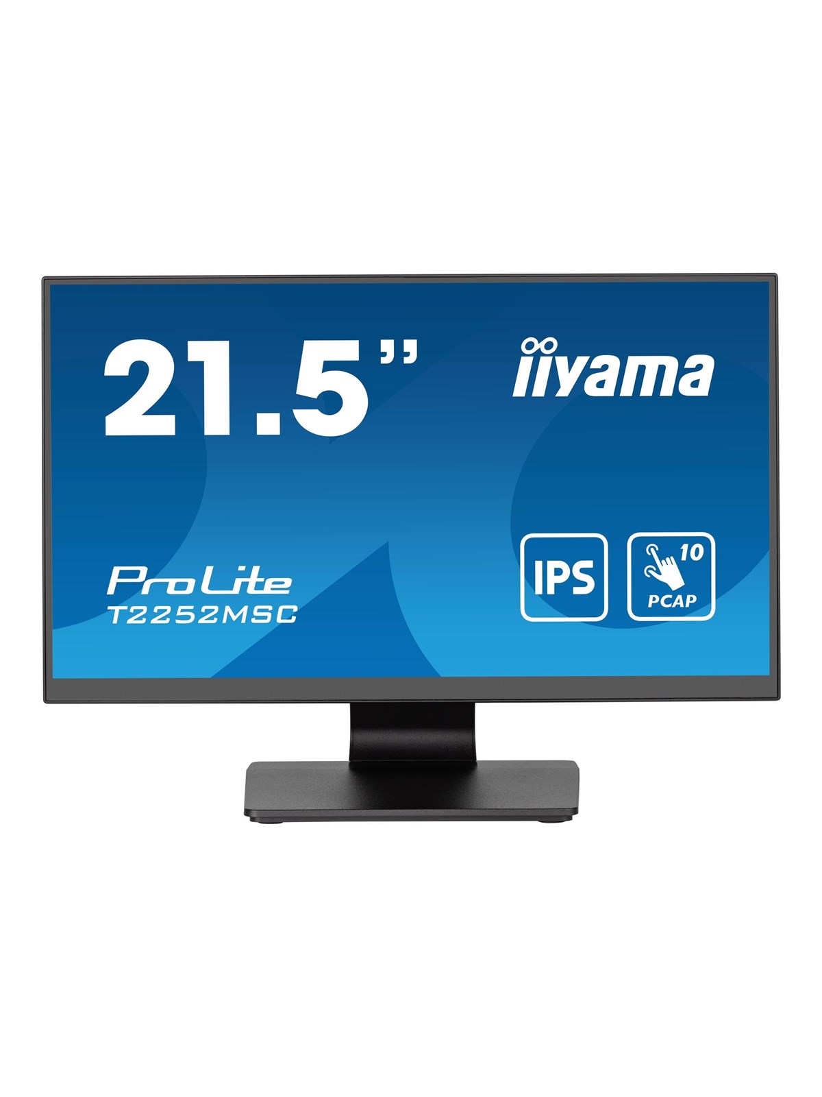 22" iiyama ProLite T2252MSC-B2 - 1920x1080 (FHD) - 60Hz - IPS, Computerskærm