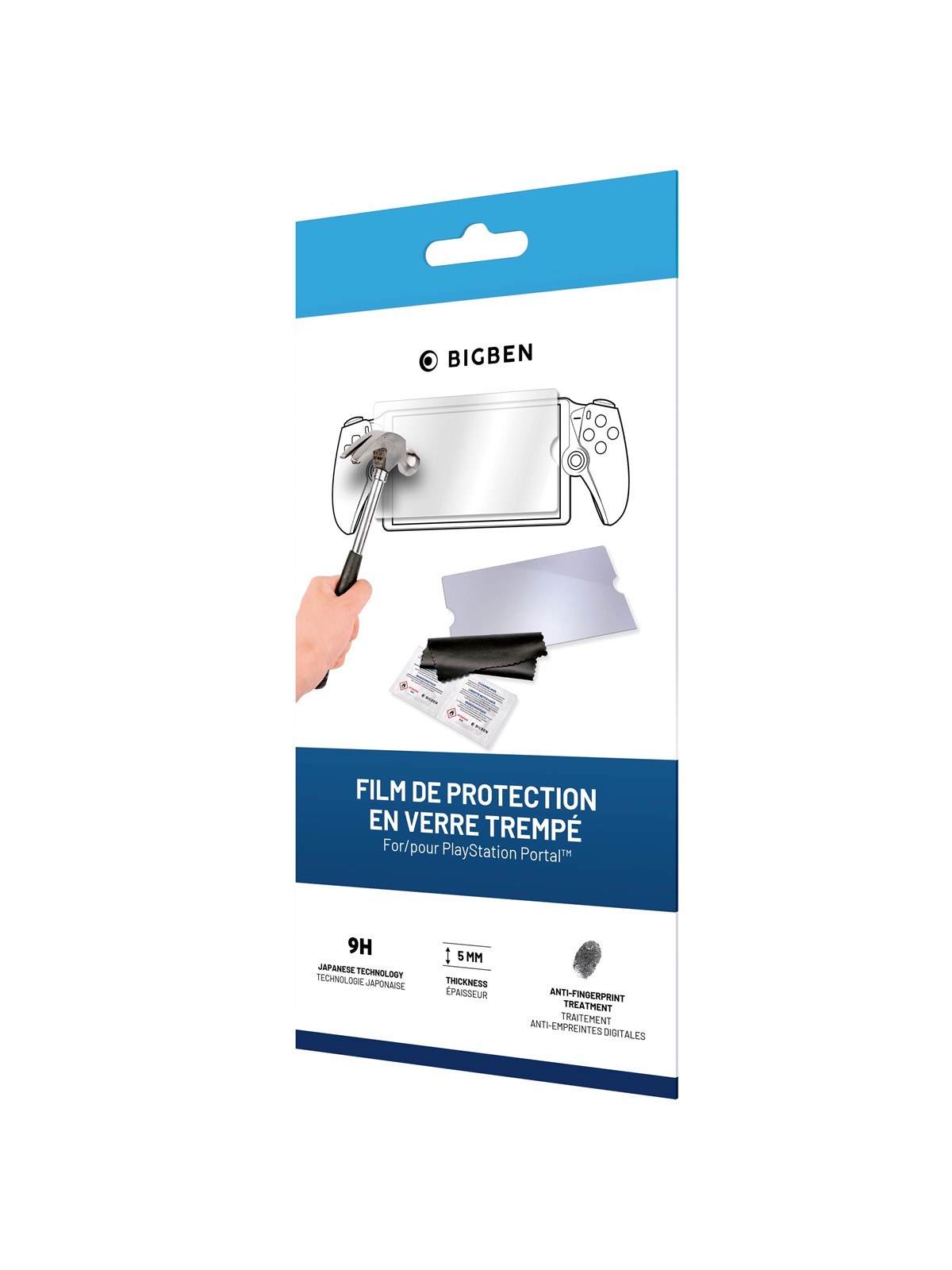 NACON Tempered Glass - Miscellaneous Skærmbeskytter - PlayStation Portal