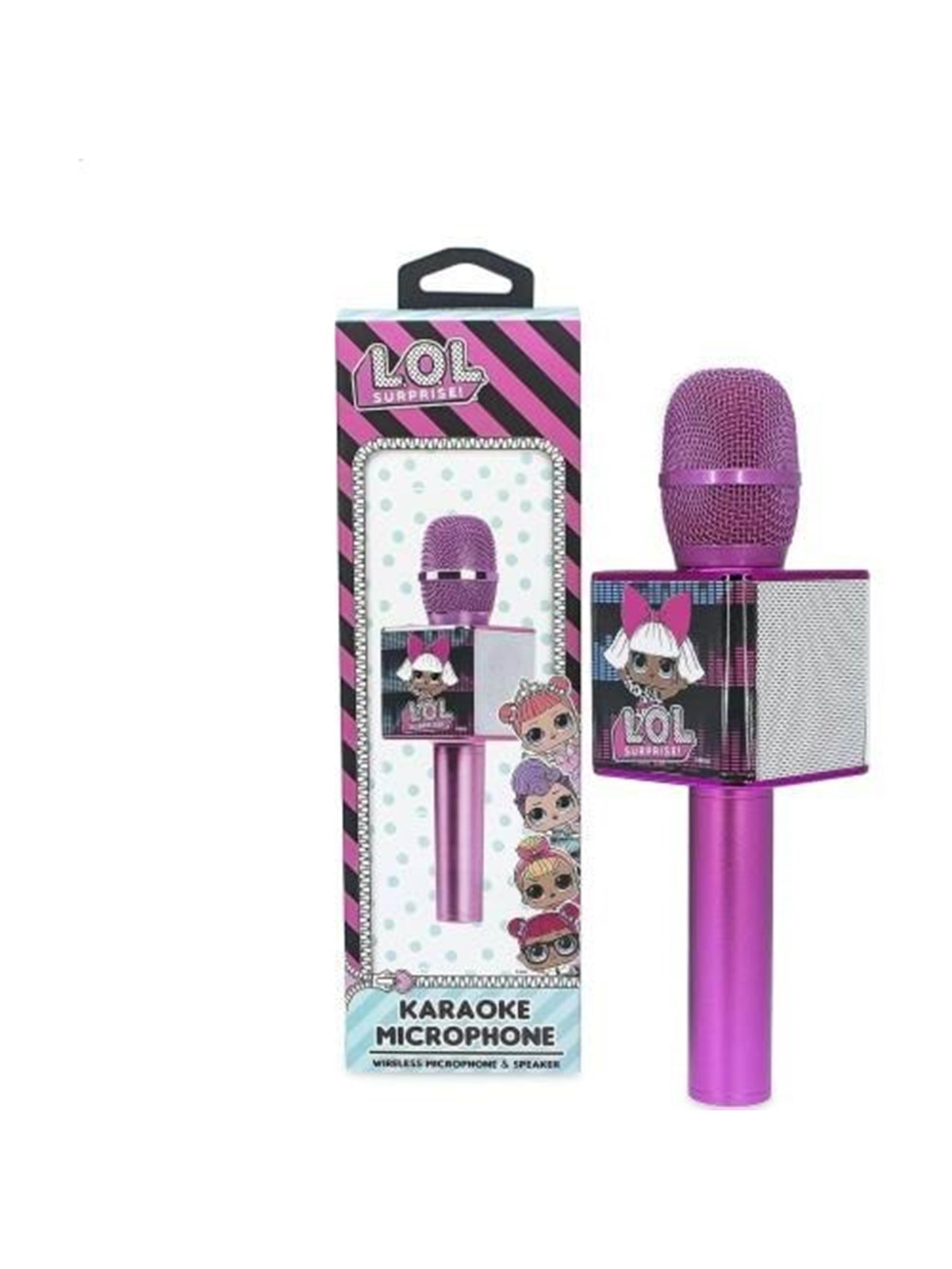 OTL L.O.L Surprise My Diva karaoke microphone, Baerbare Fest Hoejtalere