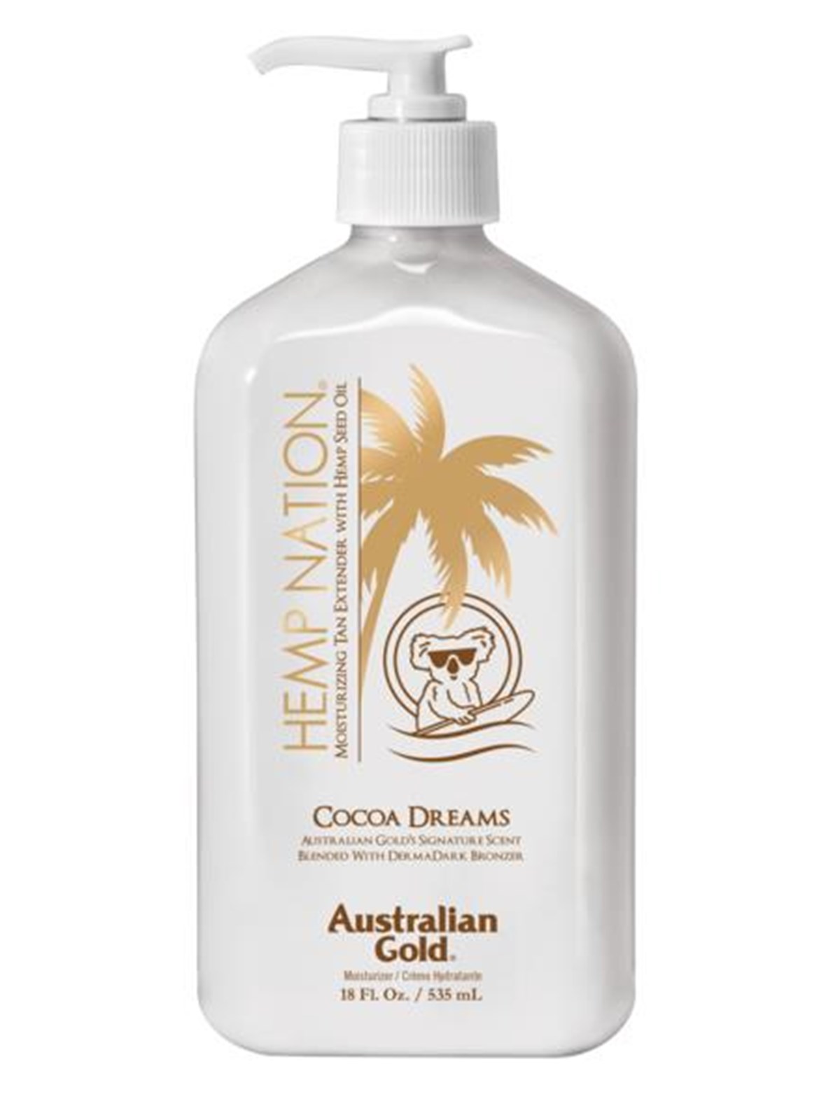 Australian Gold Hemp Nation Cocoa Dreams Tan Ext, Kropspleje