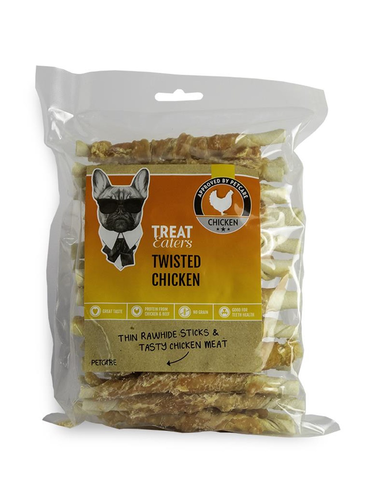 Treateaters Twisted Chicken Kyllinge Tyggeben 350g, Dog Food