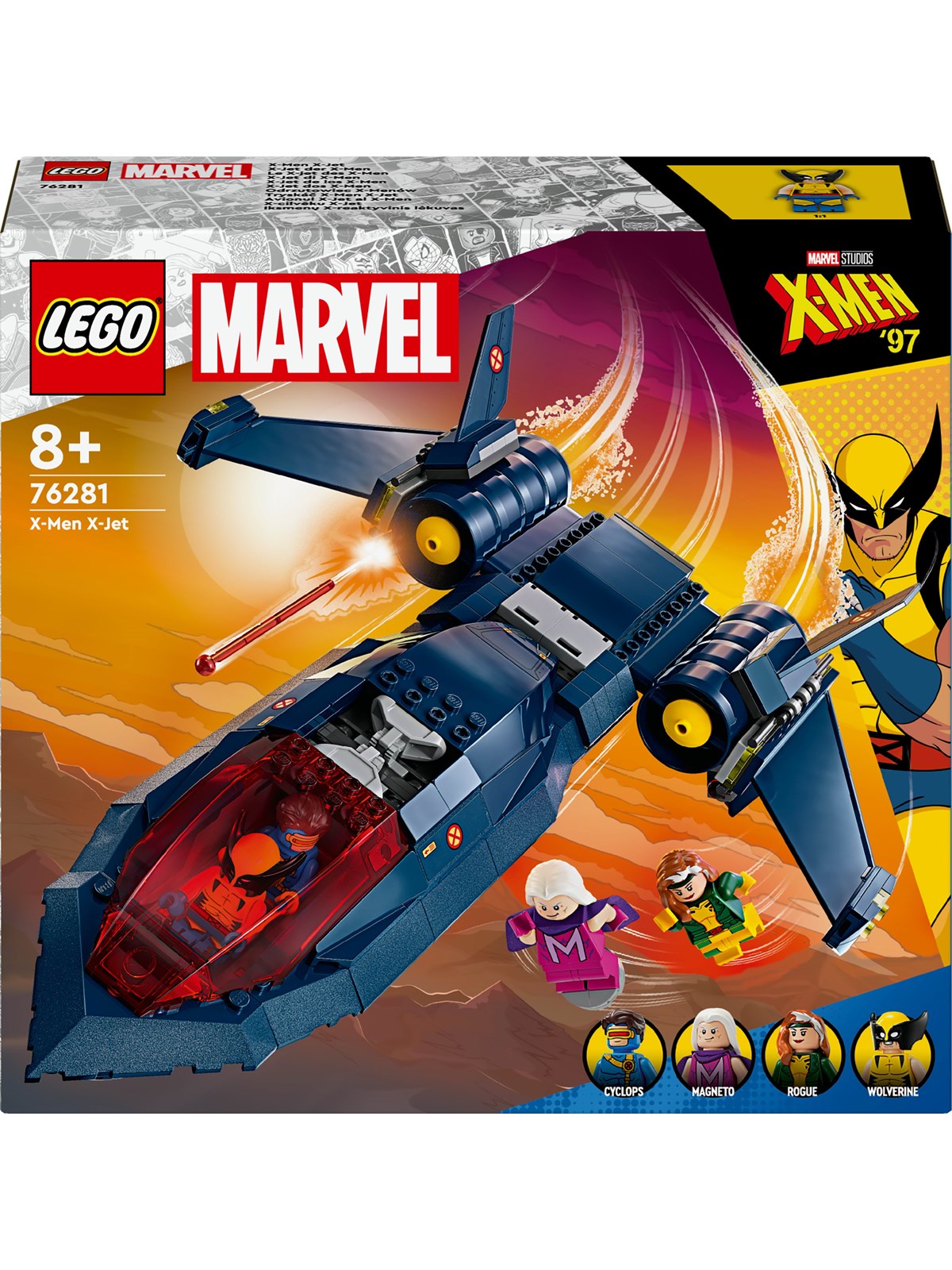 LEGO Super Herøs Marvel 76281 X-Mens X-jet