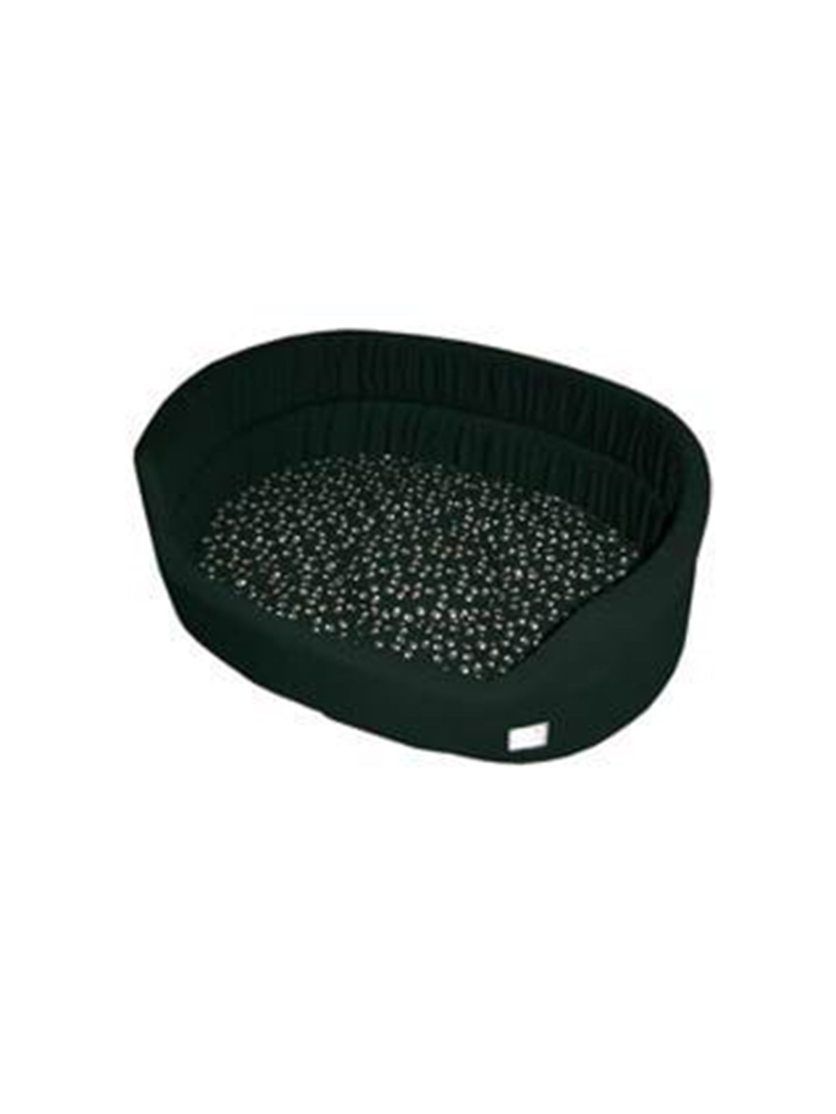 Danish Design Black with Silver Paws Slumber Bed 60cm, Hundeudstyr