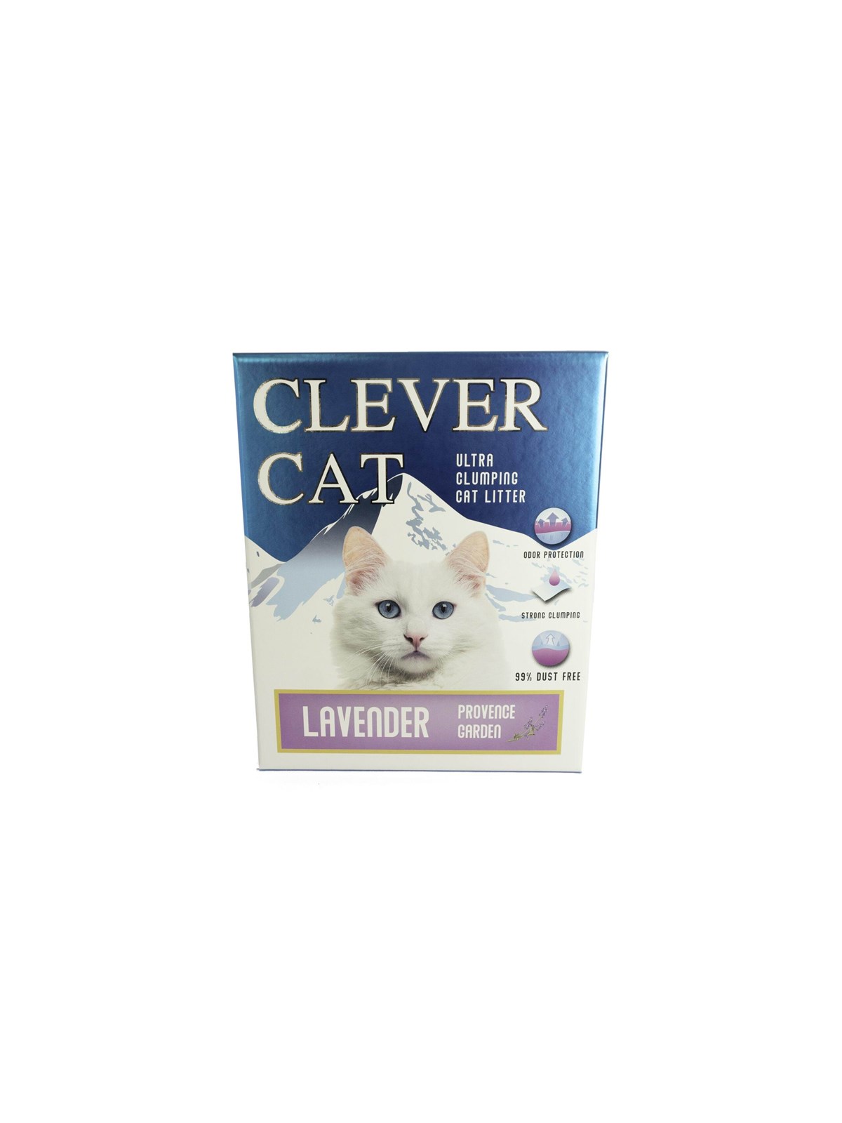 Clever Cat Kattegrus Lavendel 6 ltr, Katteudstyr