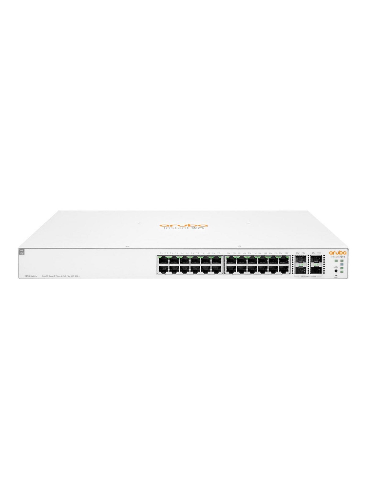 Hewlett Packard Enterprise Aruba Instant On 1930 24G Class4 Pø 4SFP/SFP+ 370W Switch