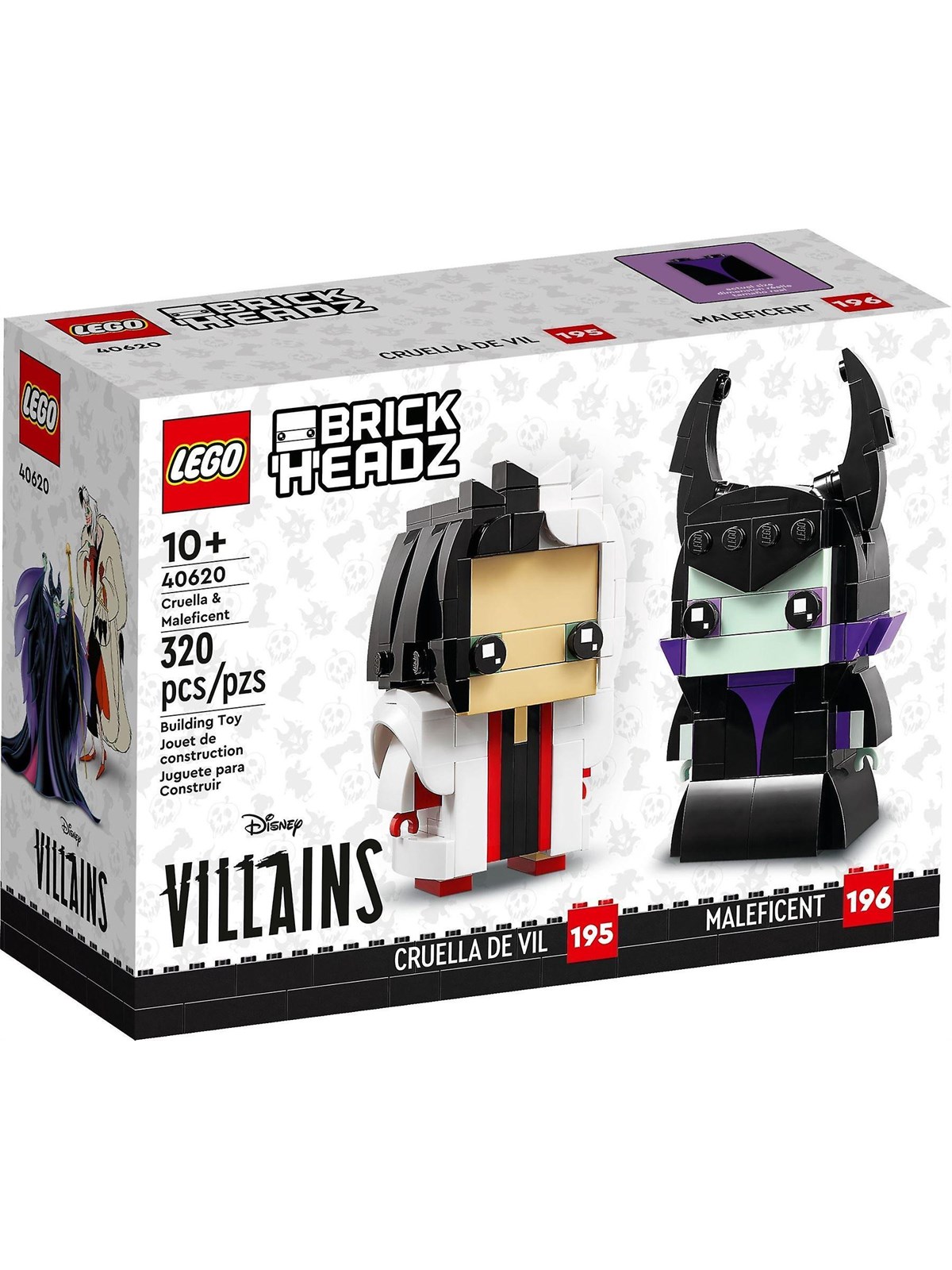 LEGO BrickHeadz 40620 Cruella og Maleficent