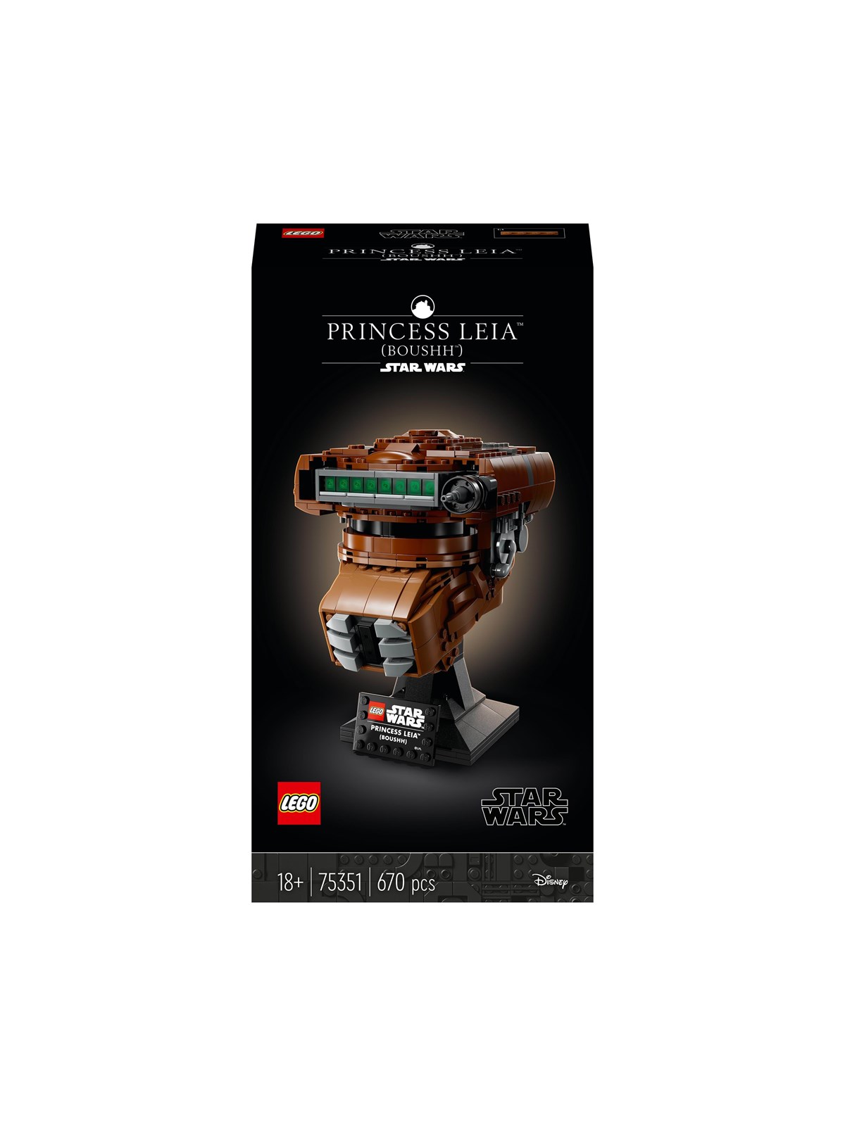LEGO Star Wars 75351 Prinsesse Leias (Boushh) hjelm