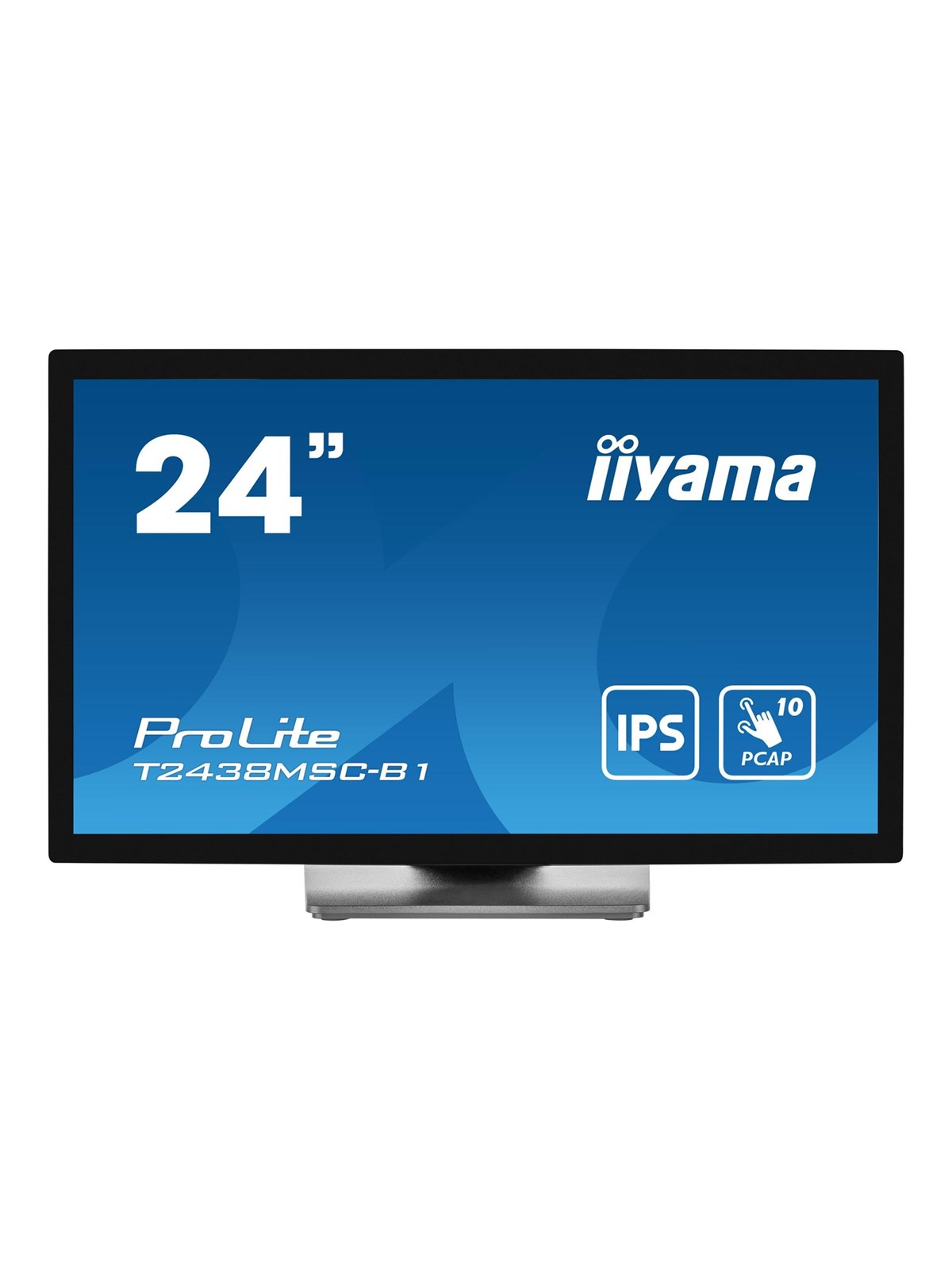 24" iiyama ProLite T2438MSC-B1 - 1920x1080 - 60Hz - IPS, Computerskærm