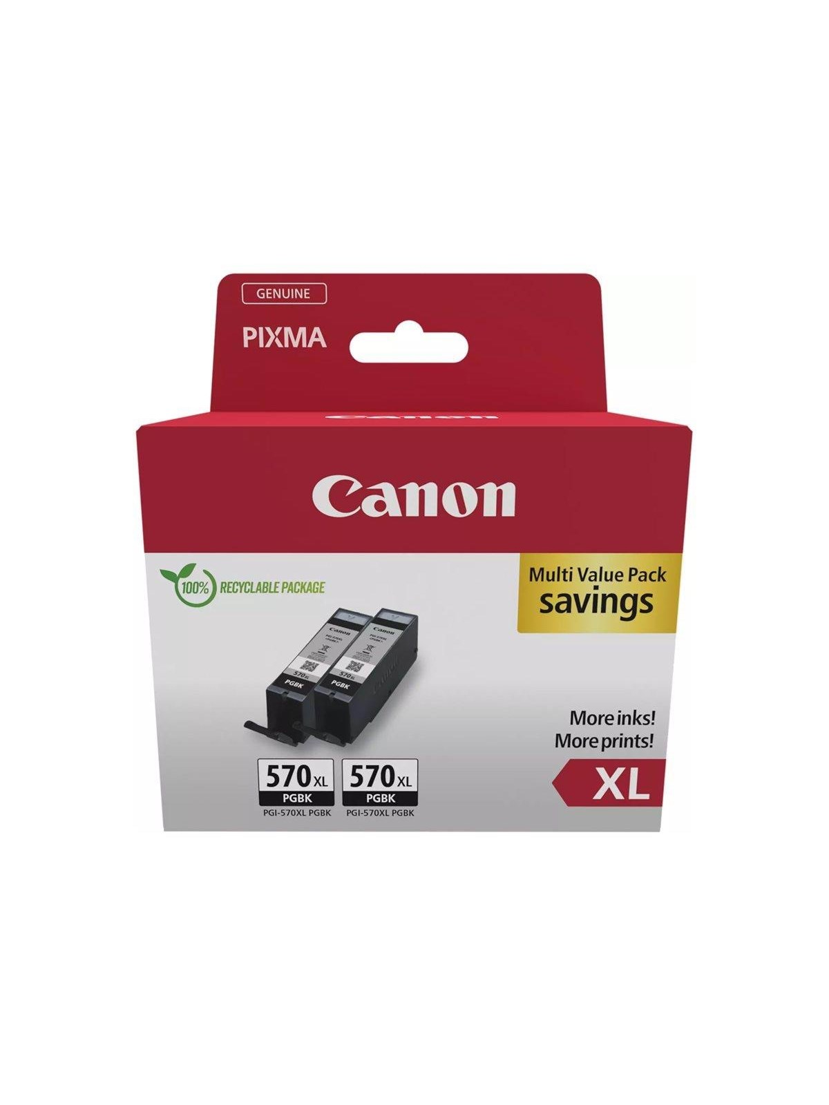 Canon PGI-570XL / 0318C010 High Black, Printerpatron Og Toner