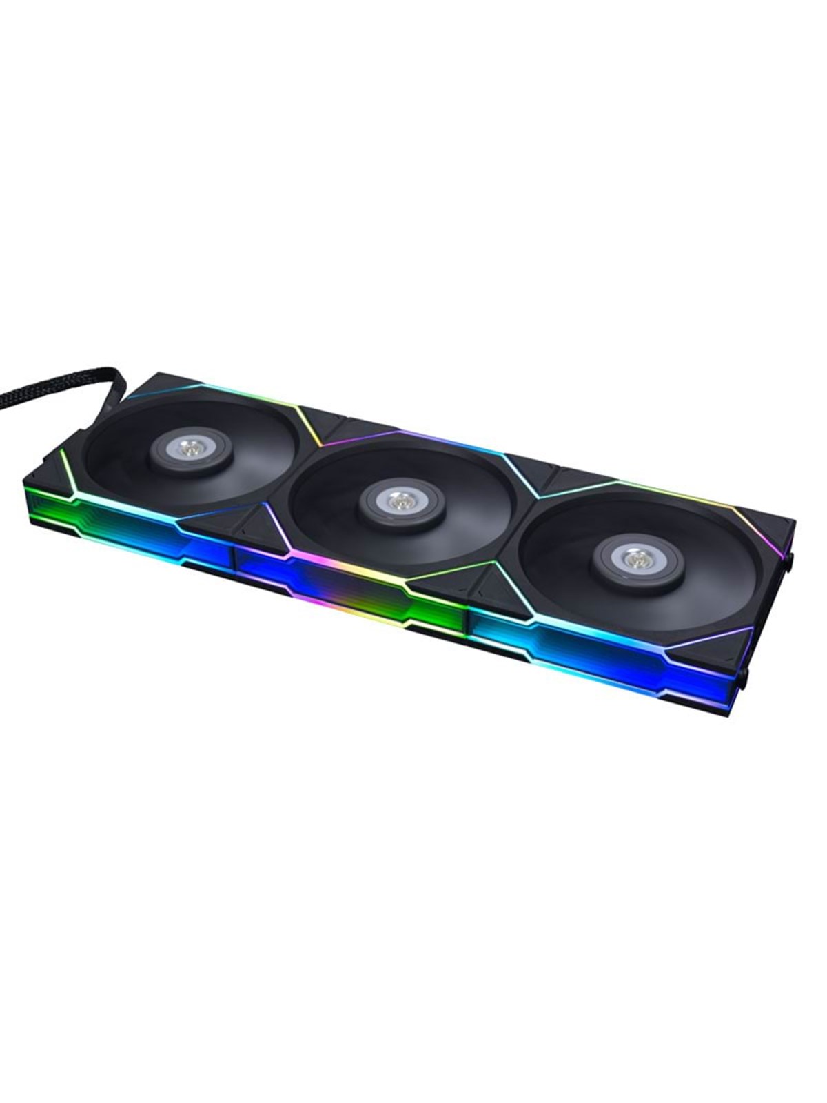 Lian Li UNI FAN TL 120 (3-pack) - Kabinet køler - 120mm - Sort med RGB LED lys - 33 dBA