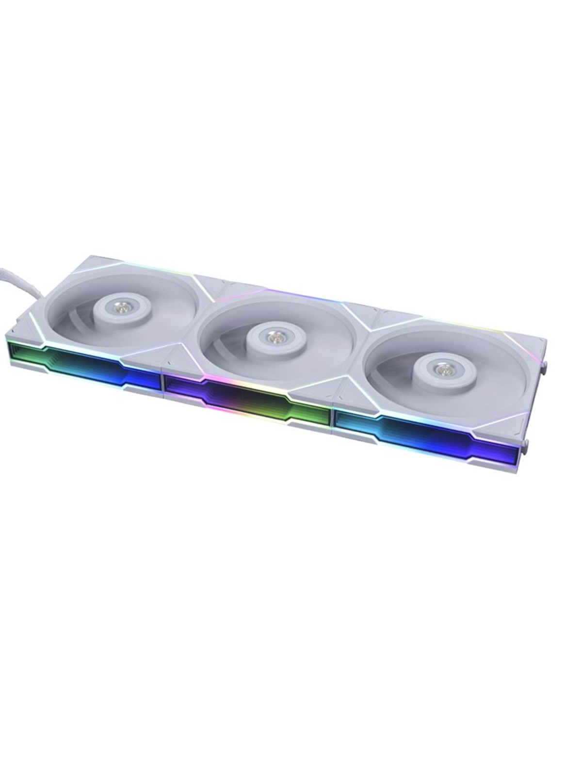 Lian Li UNI FAN TL 120 (3-pack) - Kabinet køler - 120mm - Hvid med RGB - 33 dBA
