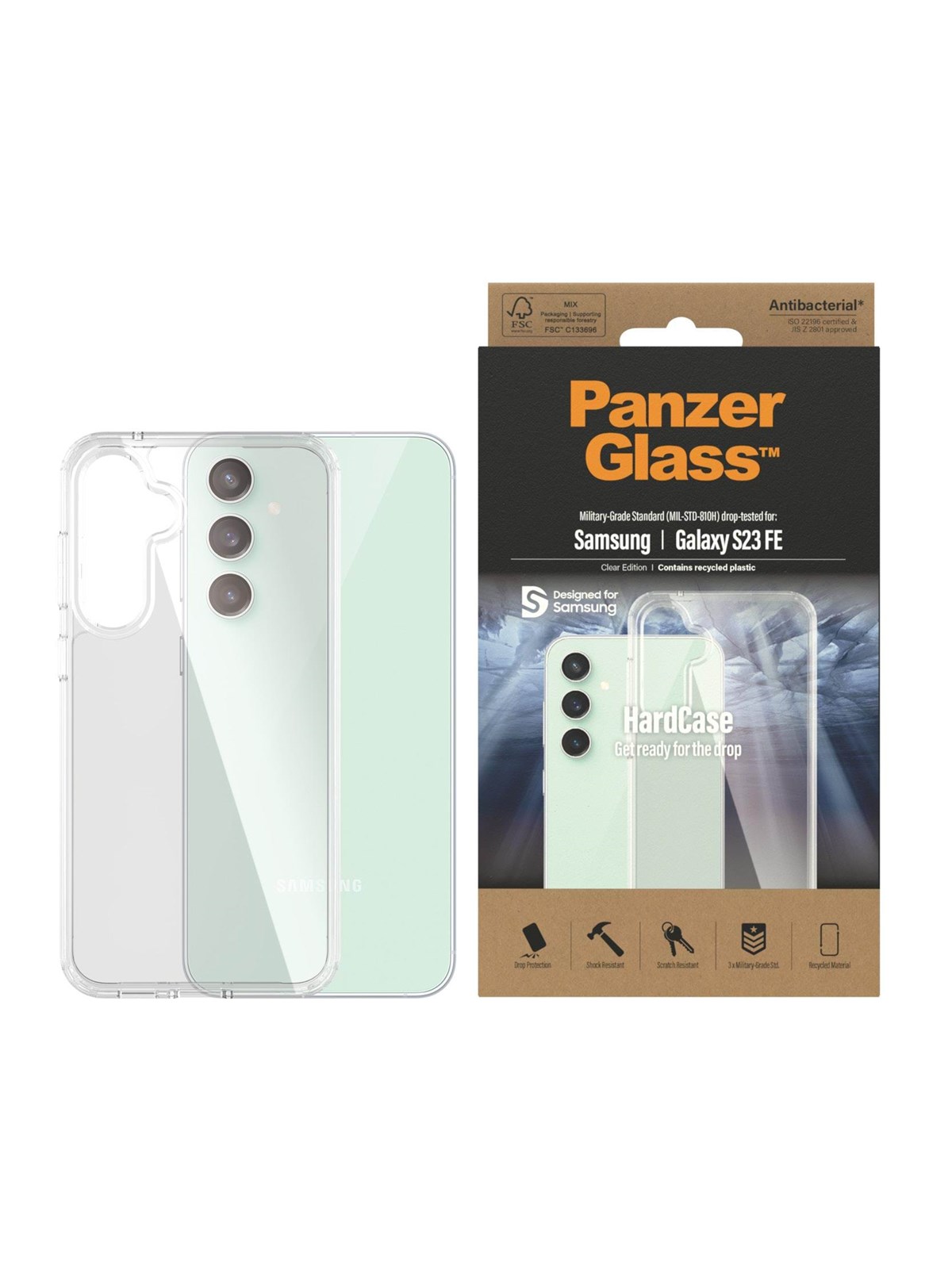 PanzerGlass Hardcase for Samsung Galaxy S23 FE, Mobilcover