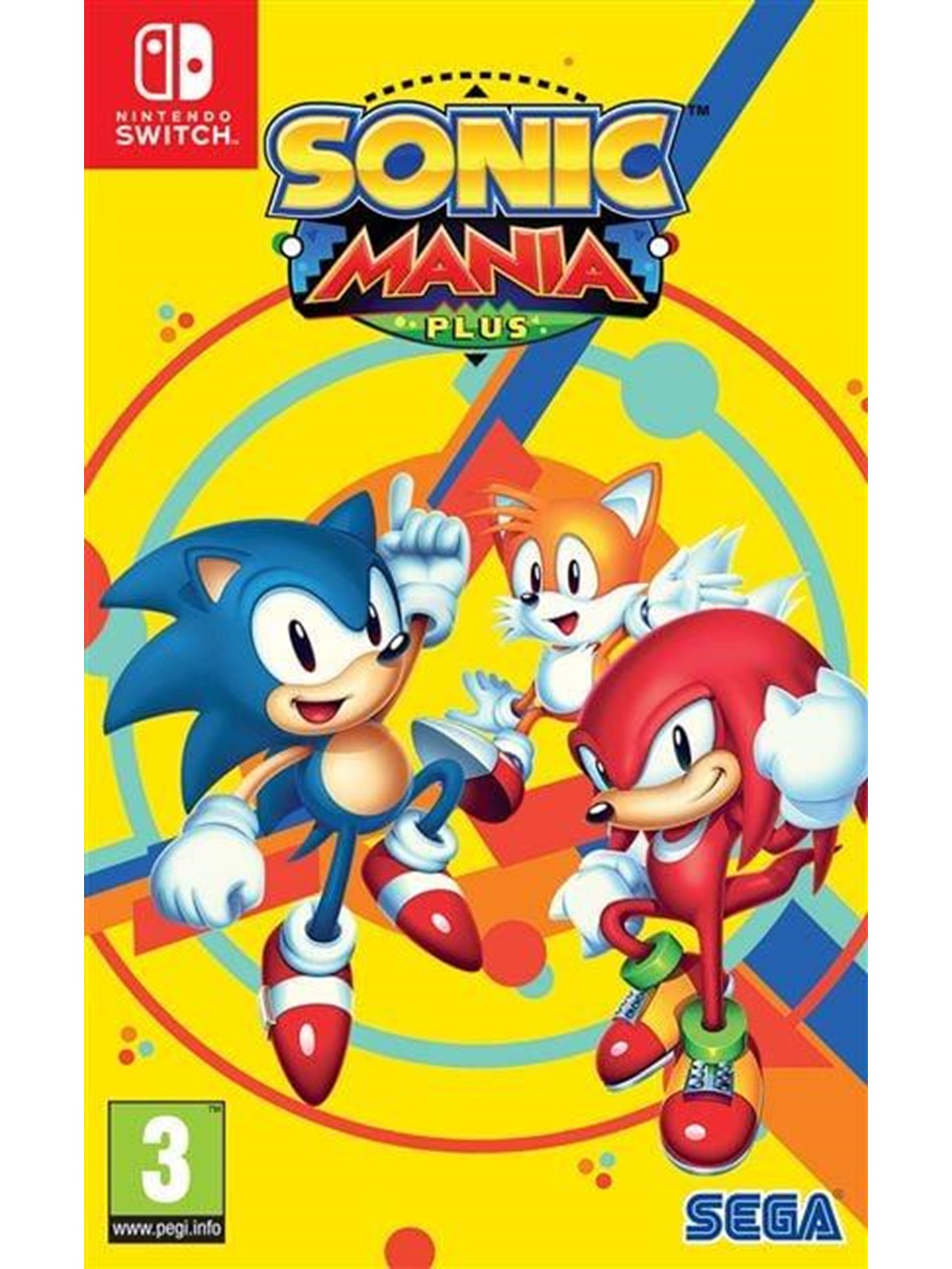 Sonic Mania Plus (Code in a Box) - Nintendo Switch - Platformer